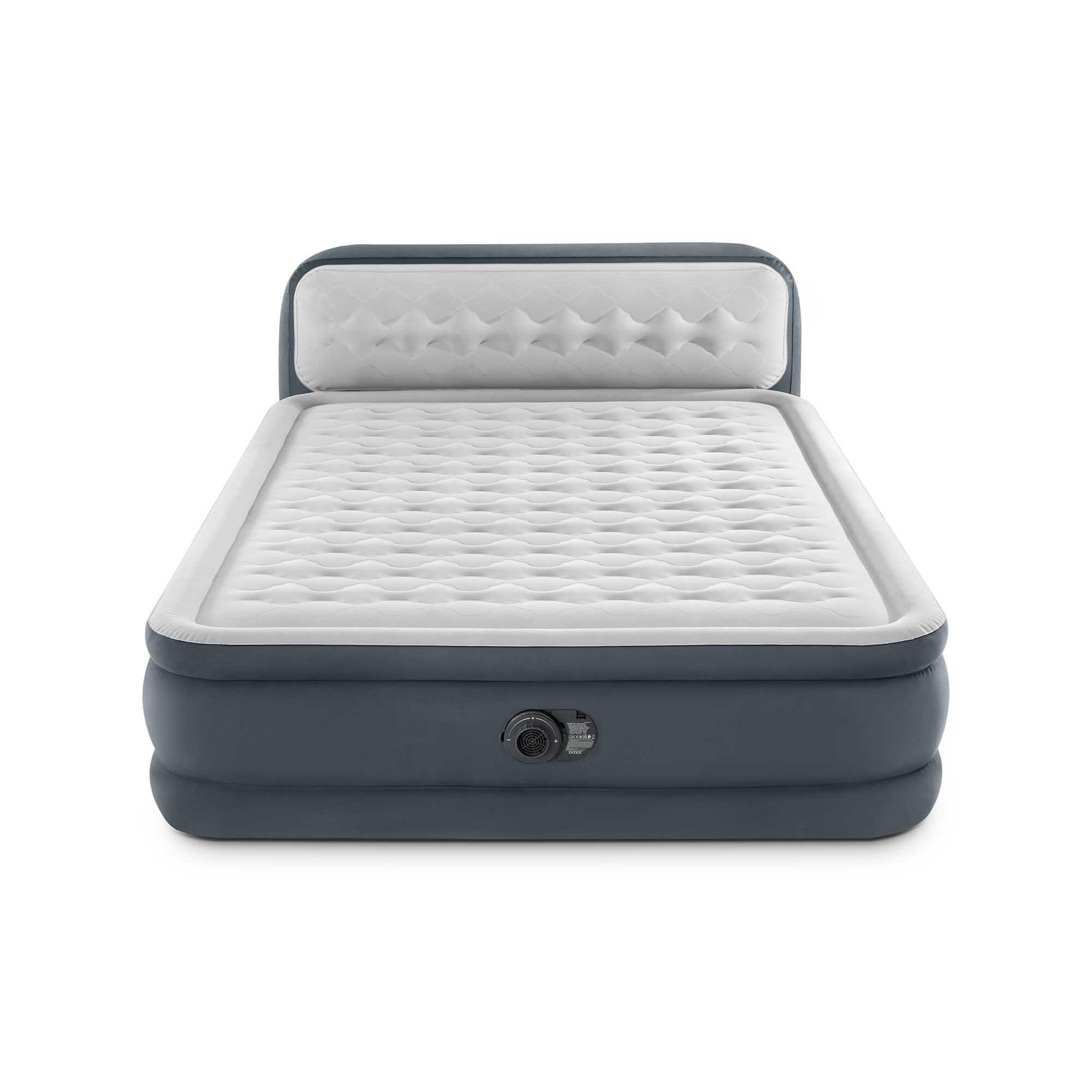 Materac dmuchany dwuosobowy z pompką 236x152x86 cm Intex 64448ND