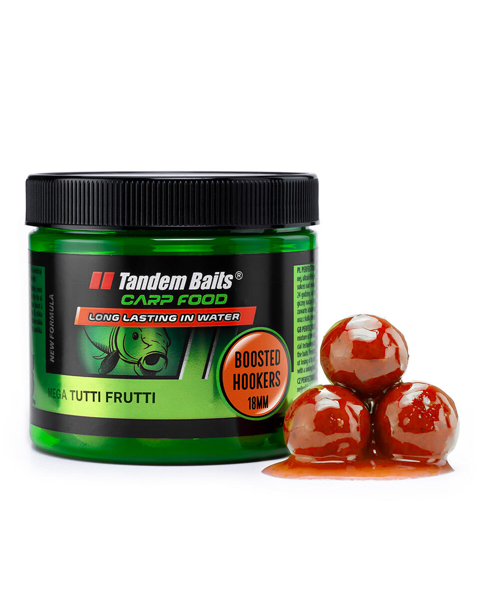 Kulki haczykowe Carp Food Boosted Hookers 18mm/300g Mega Tutti Frutti