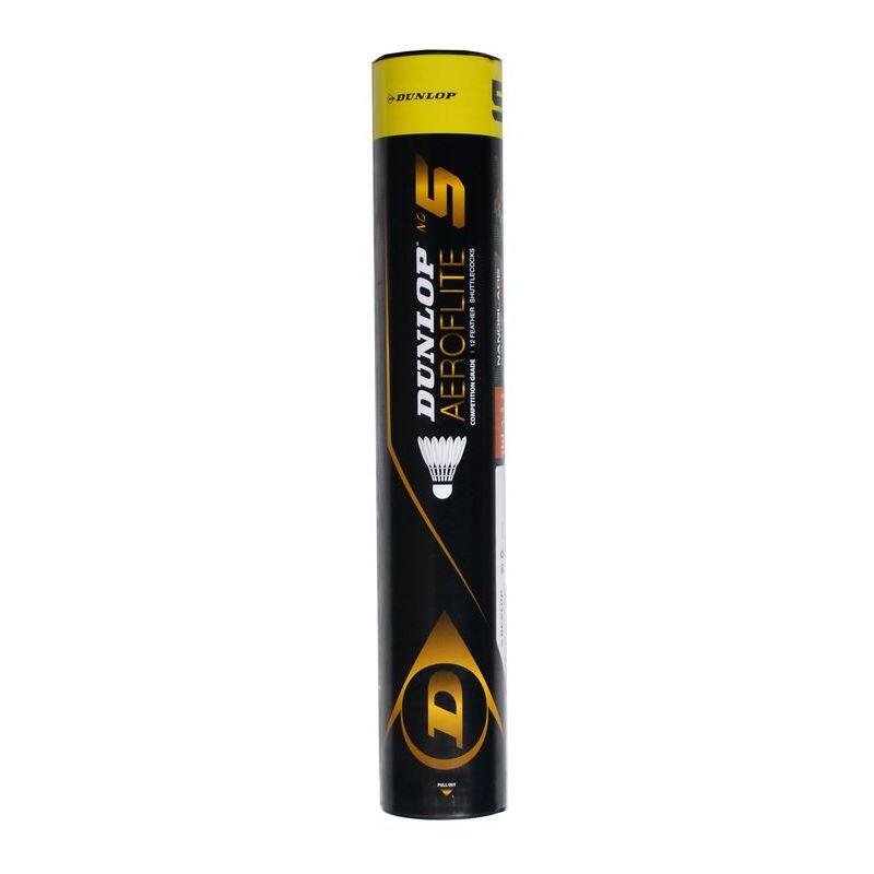 Lotki piórowe do badmintona Dunlop Aeroflite 5 s77 12szt