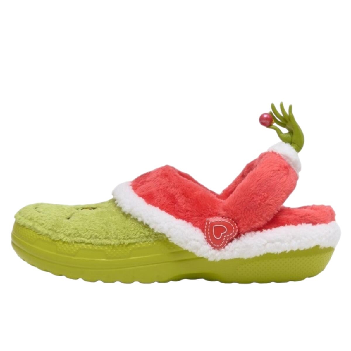 Crocs Classic Lined Clog The Grinch