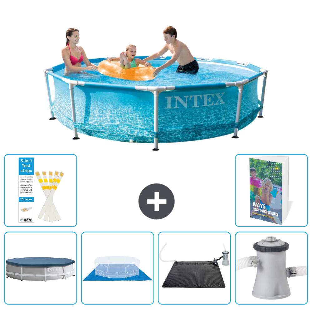 INTEX Basen ze stelażem Okrągły - 305x76 cm - 7-częściowy S40