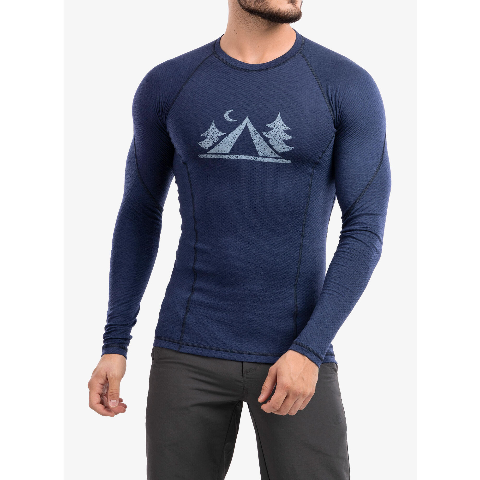 Bluza termoaktywna męska Sensor Merino DF Tee L/S