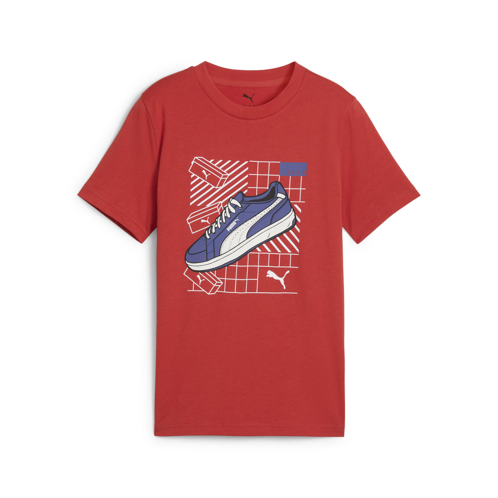 Młodzieżowa koszulka Graphics IV PUMA Red Fire
