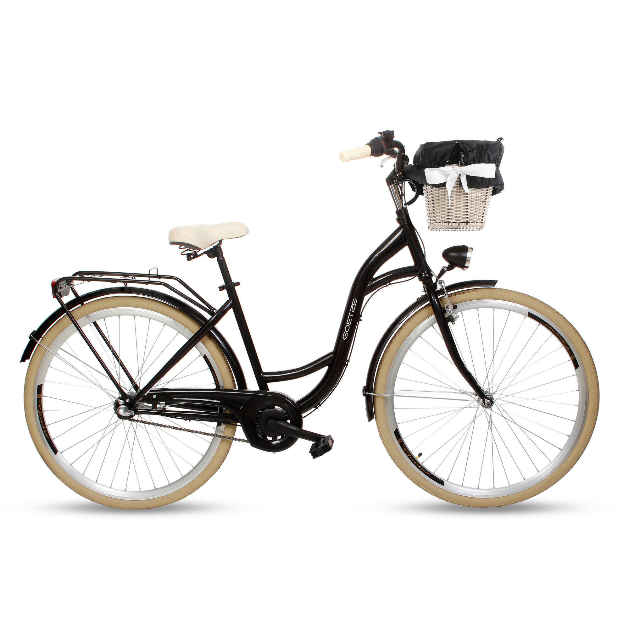 Rower miejski damski GOETZE Style 28 3B kosz
