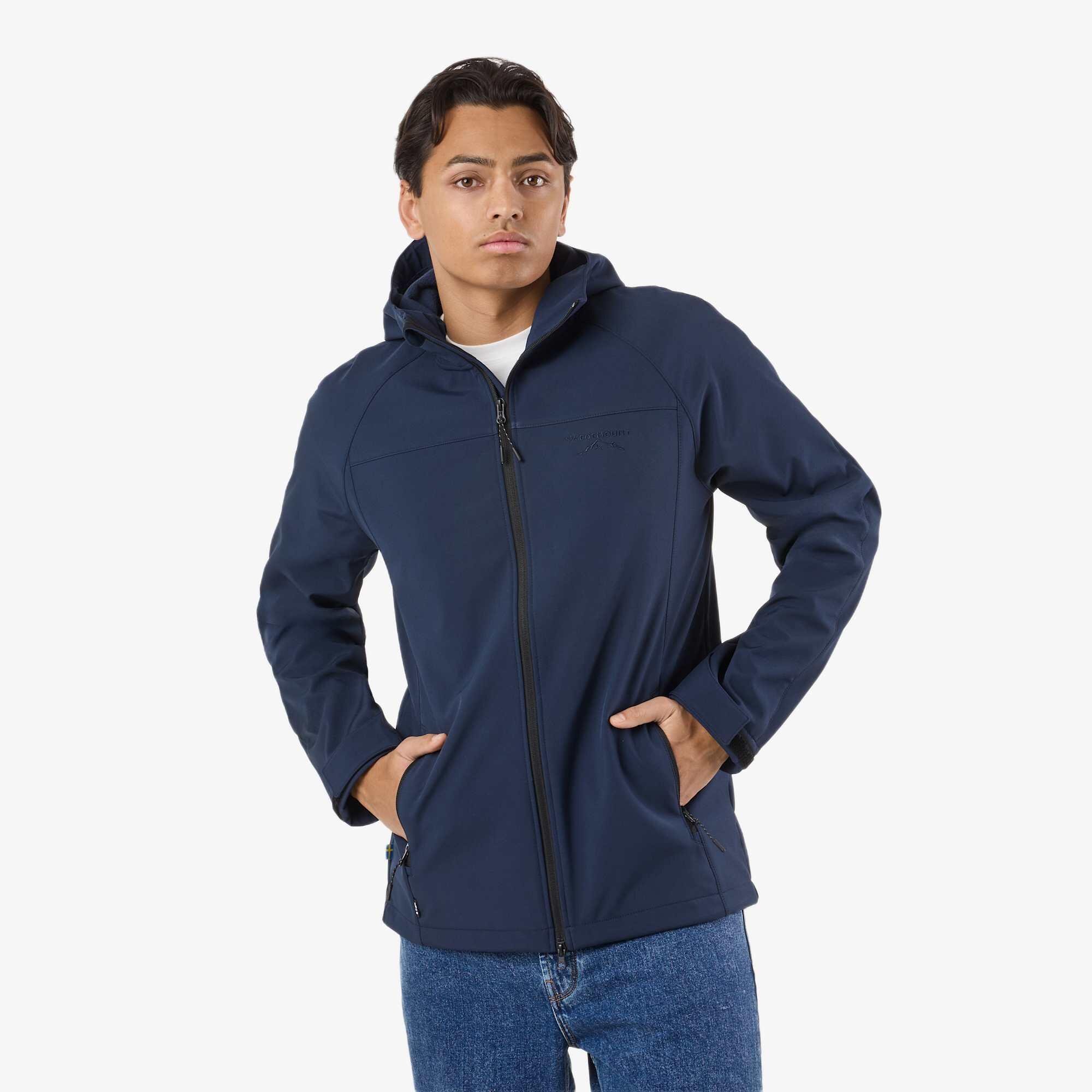 Kurtka Softshell Wędrówki Mężczyzna Tromsö Wiatroszczelny