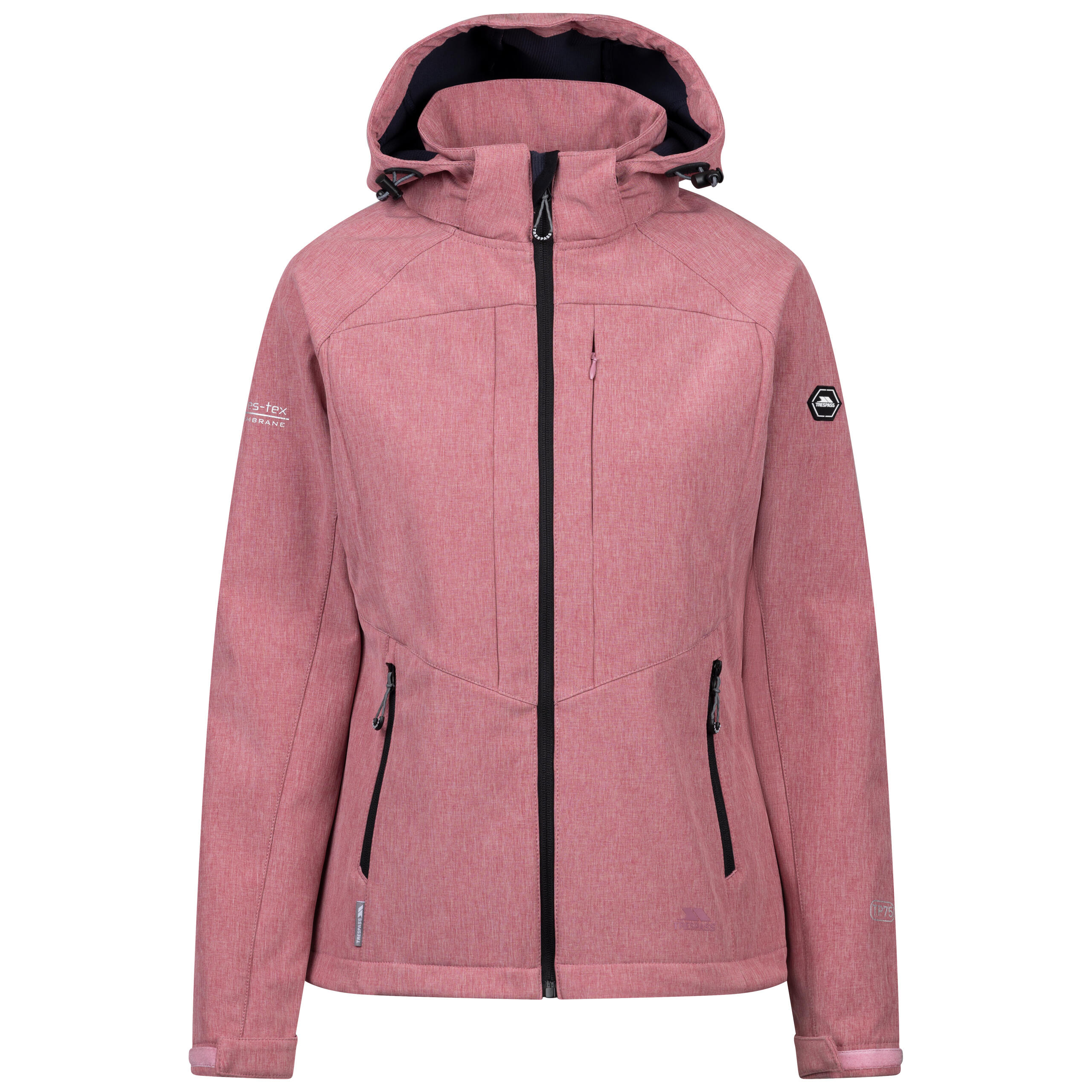 Trespass Fryatt - Damska kurtka softshell Light Mulberry Marl