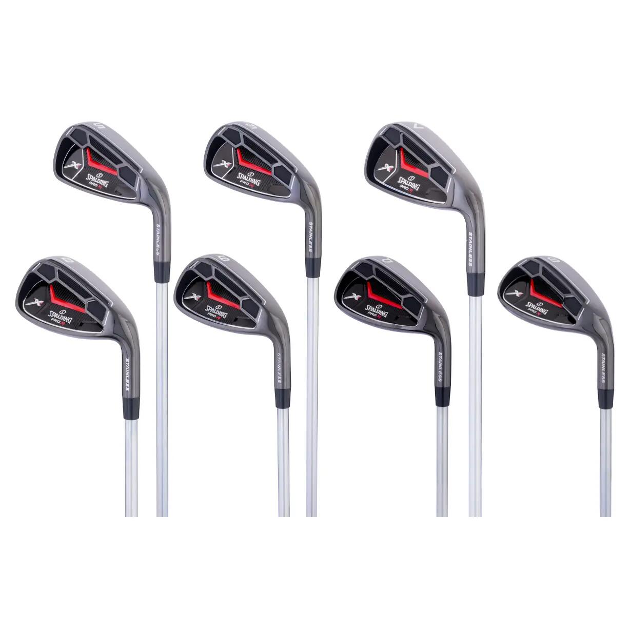 Zestaw żelazek dla praworęcznych Spalding Pro X1 Acier 5>SW