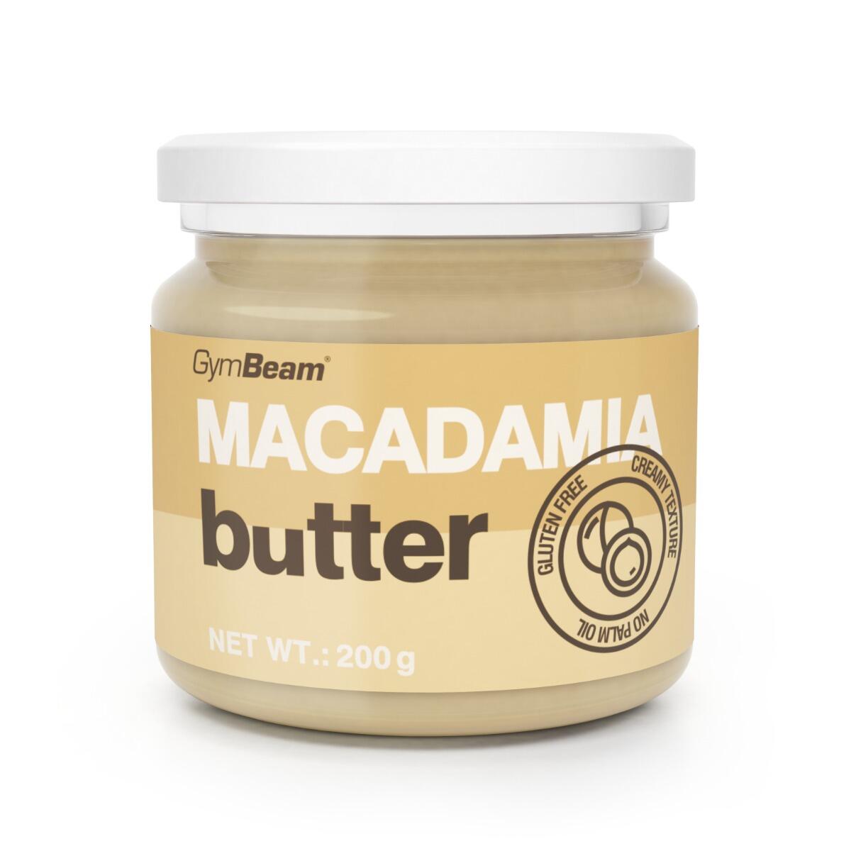 Masło z orzechów makadamia krem 100% 200 g