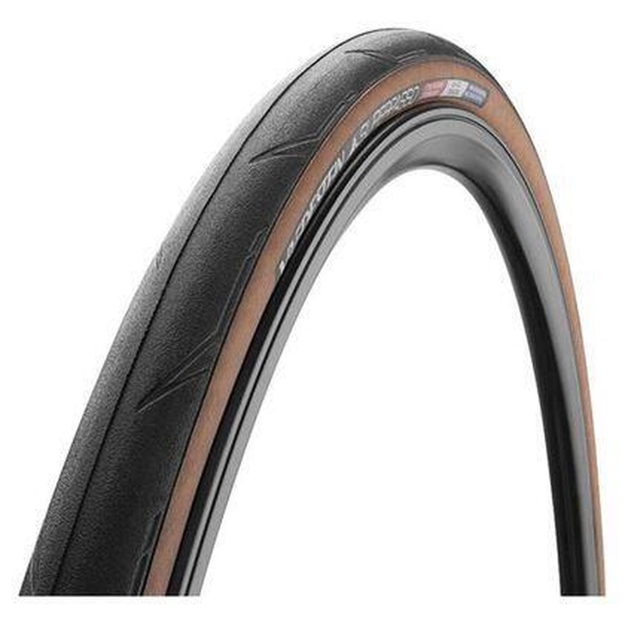 Opona Do Roweru Szosowego Superpasso 700 X 25C Czarna/Przezroczysta