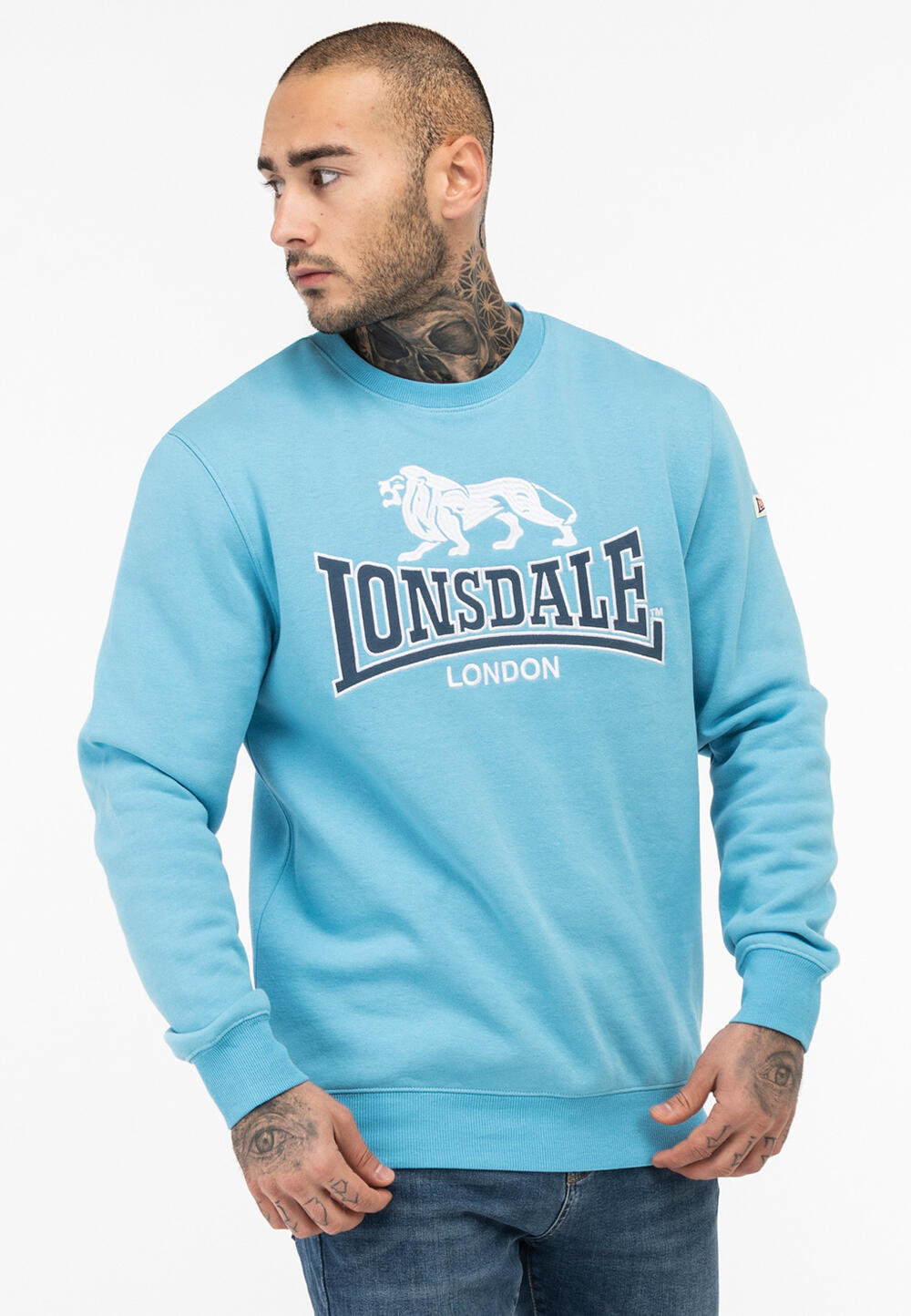 Klasyczna bluza z okrągłym dekoltem Lonsdale Lawins