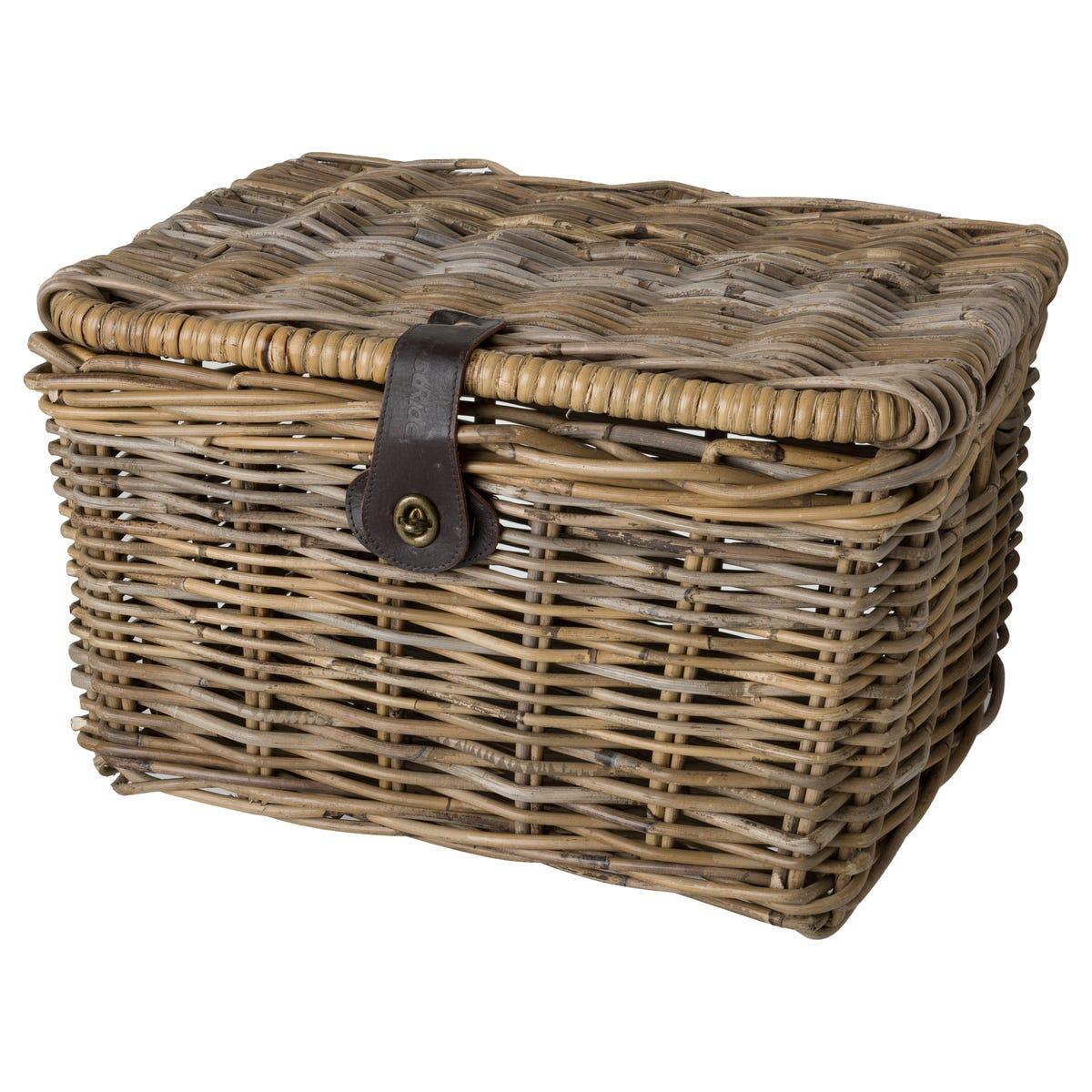 Fastrider SERA BASKET RATTAN LARGE NATURAL WITH LID