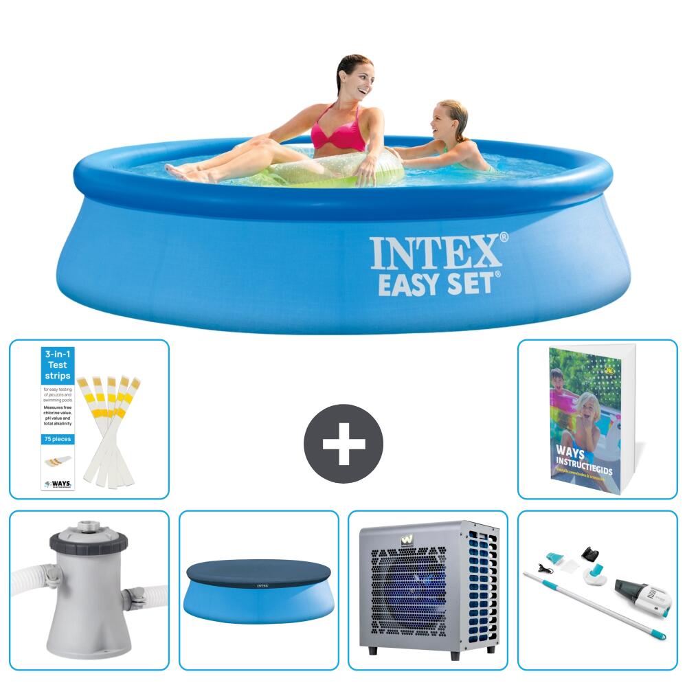 INTEX Basen Easy Set Okrągły - 244x61 cm - 7-częściowy S199