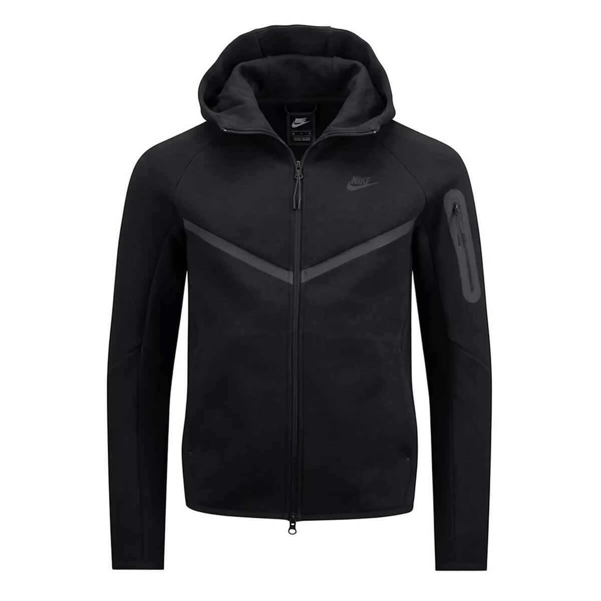 Bluza z Kapturem I Suwakiem Na Całej Długości Tech Fleece Rozmiar L Czarny - HV…
