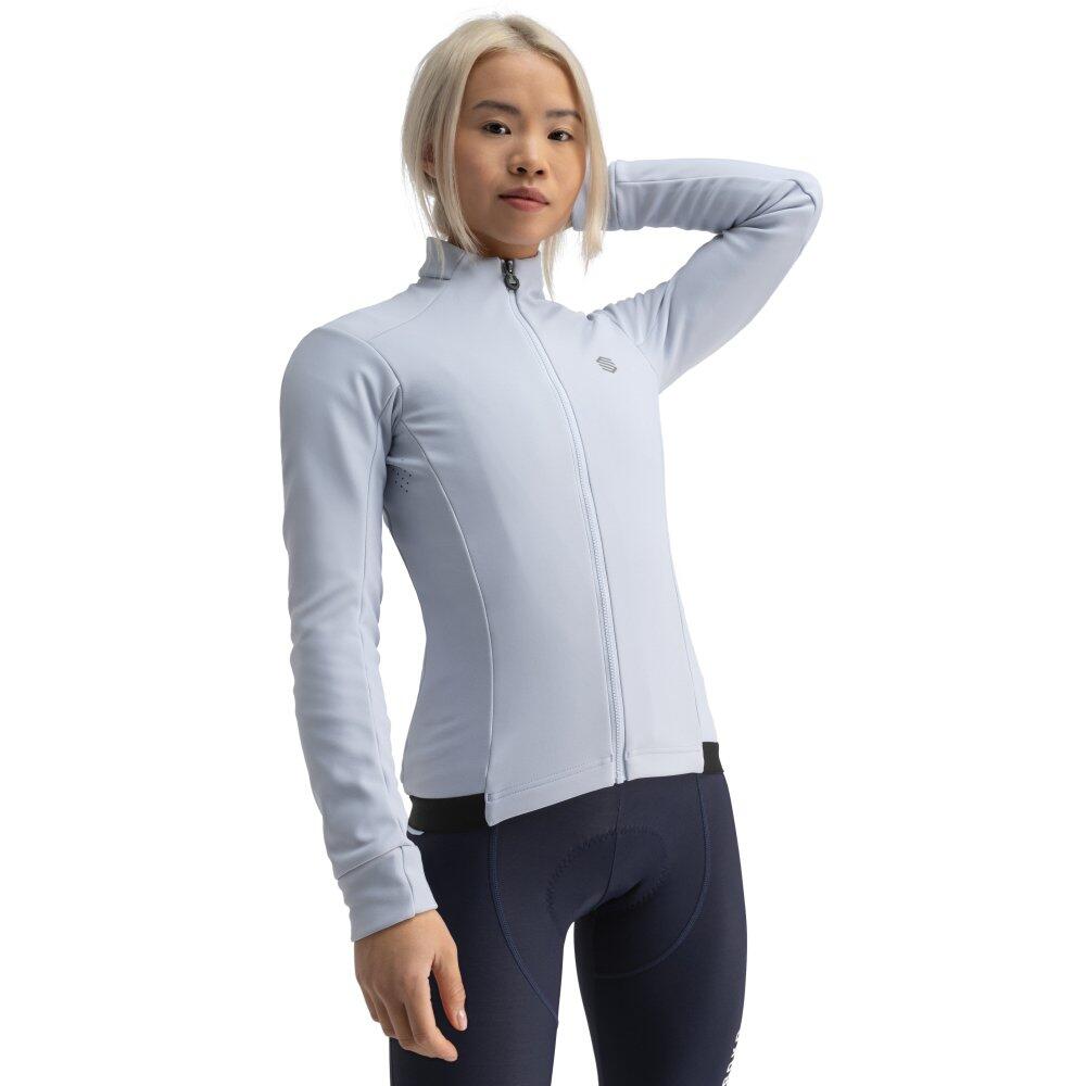 Damska kurtka rowerowa softshell Kolarstwo Siroko J1 Bluebell