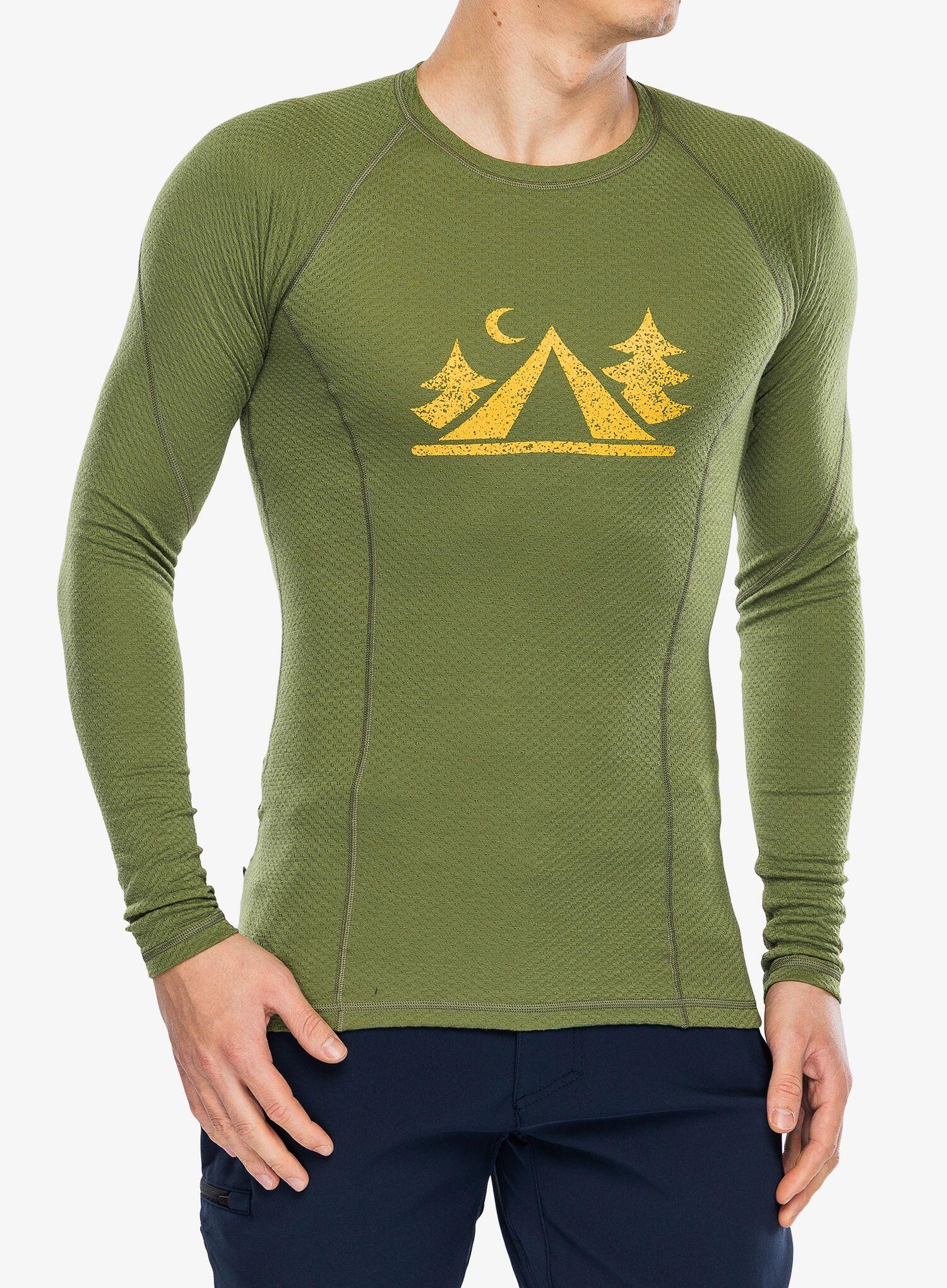 Bluza termoaktywna Sensor Merino DF Tee LS Camp