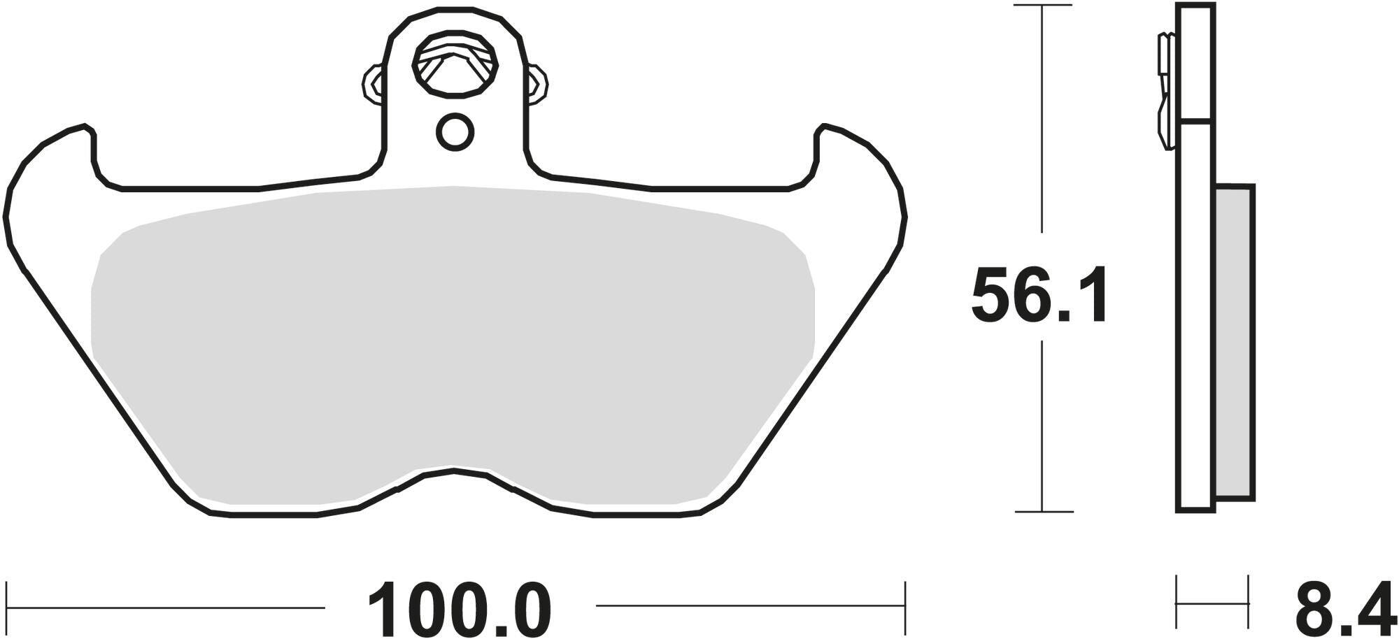 Klocki hamulcowe TRW MCB 680 SV - metaliczne, do każdej pogody