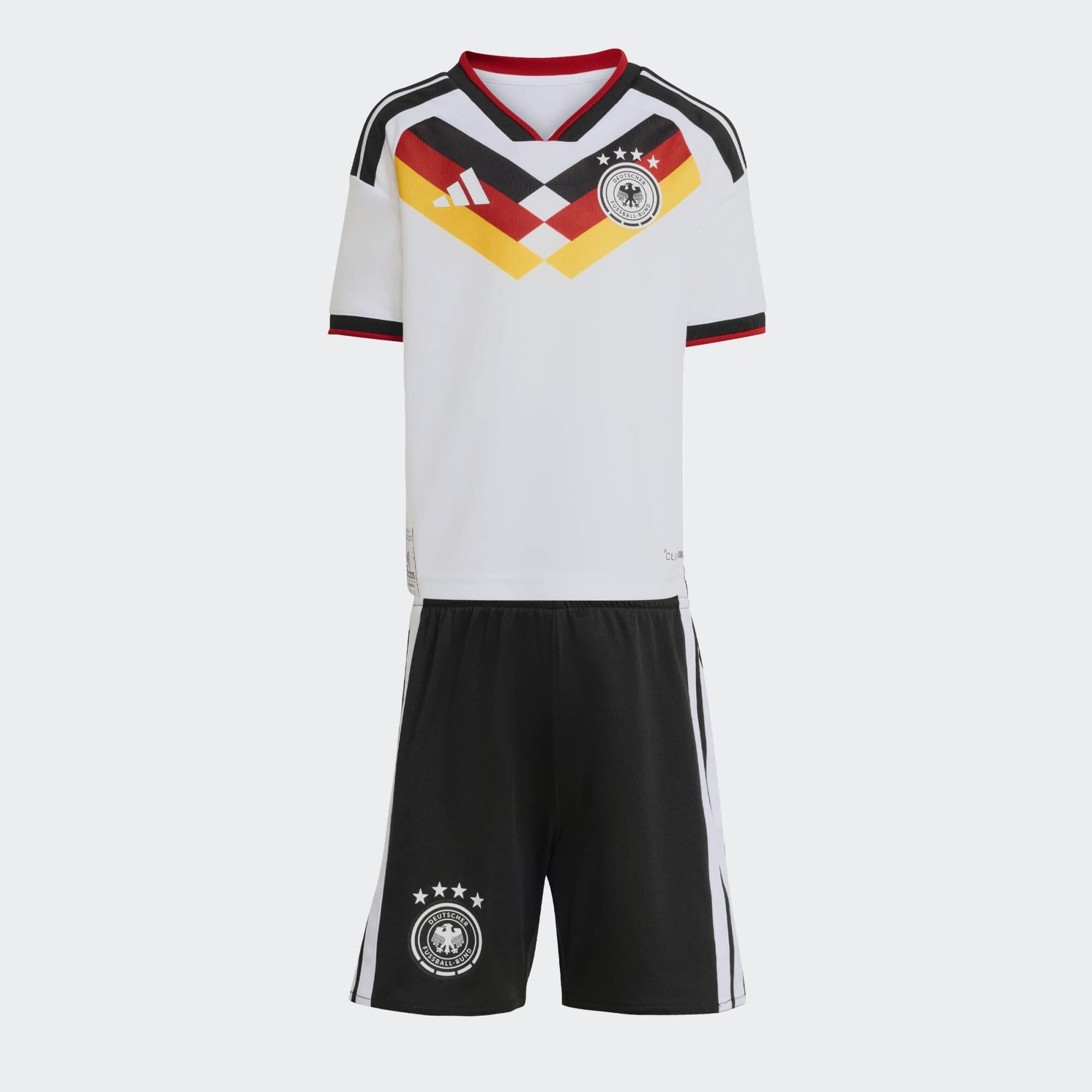 Minizestaw piłkarski dla dzieci replika ADIDAS Niemcy 26 domowy