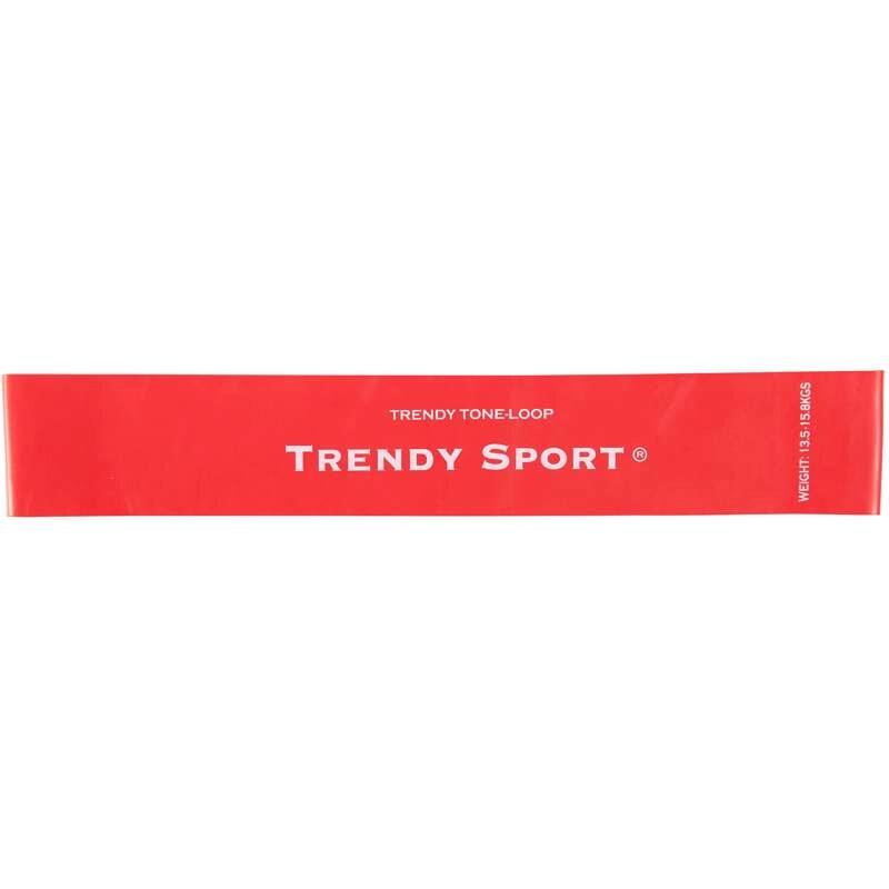 Pętla gumowa do wzmacniania nóg Trendy, mocna, czerwona.