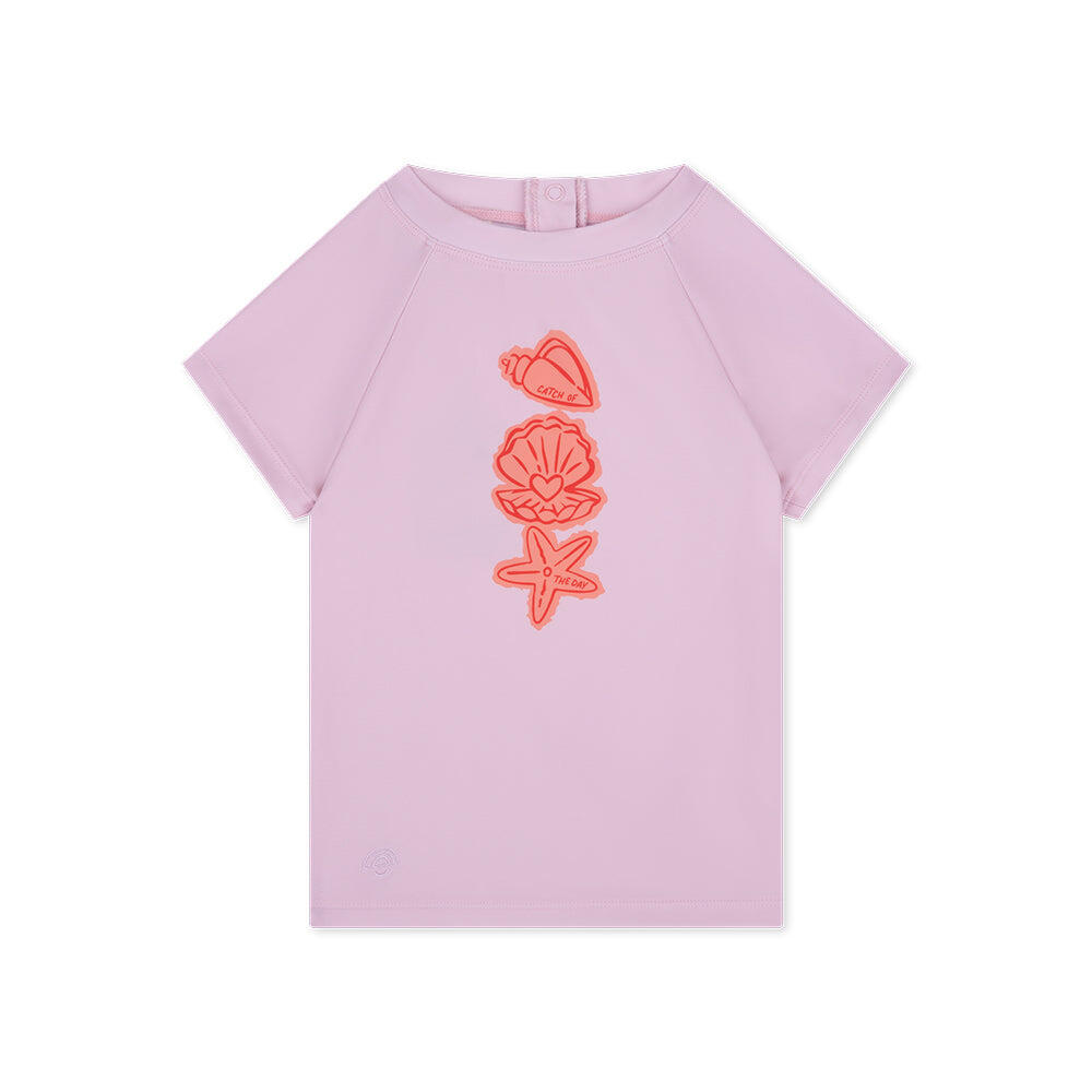 Swim Essentials Swimming T-shirt Short Sleeves - Pink - Coastal Charm
