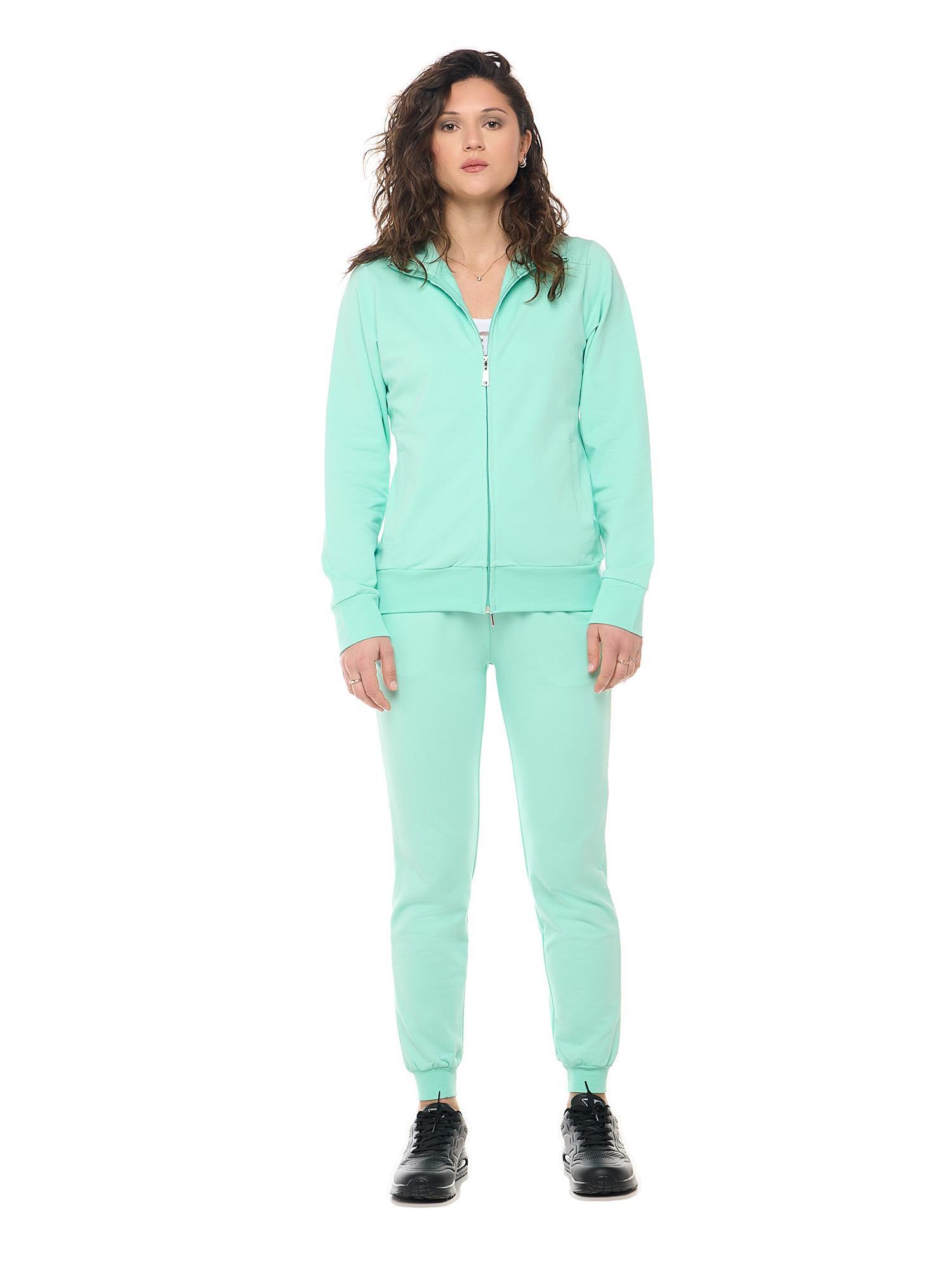 Bluzy damskie Leone Basic z kołnierzykiem zapinanym na zamek