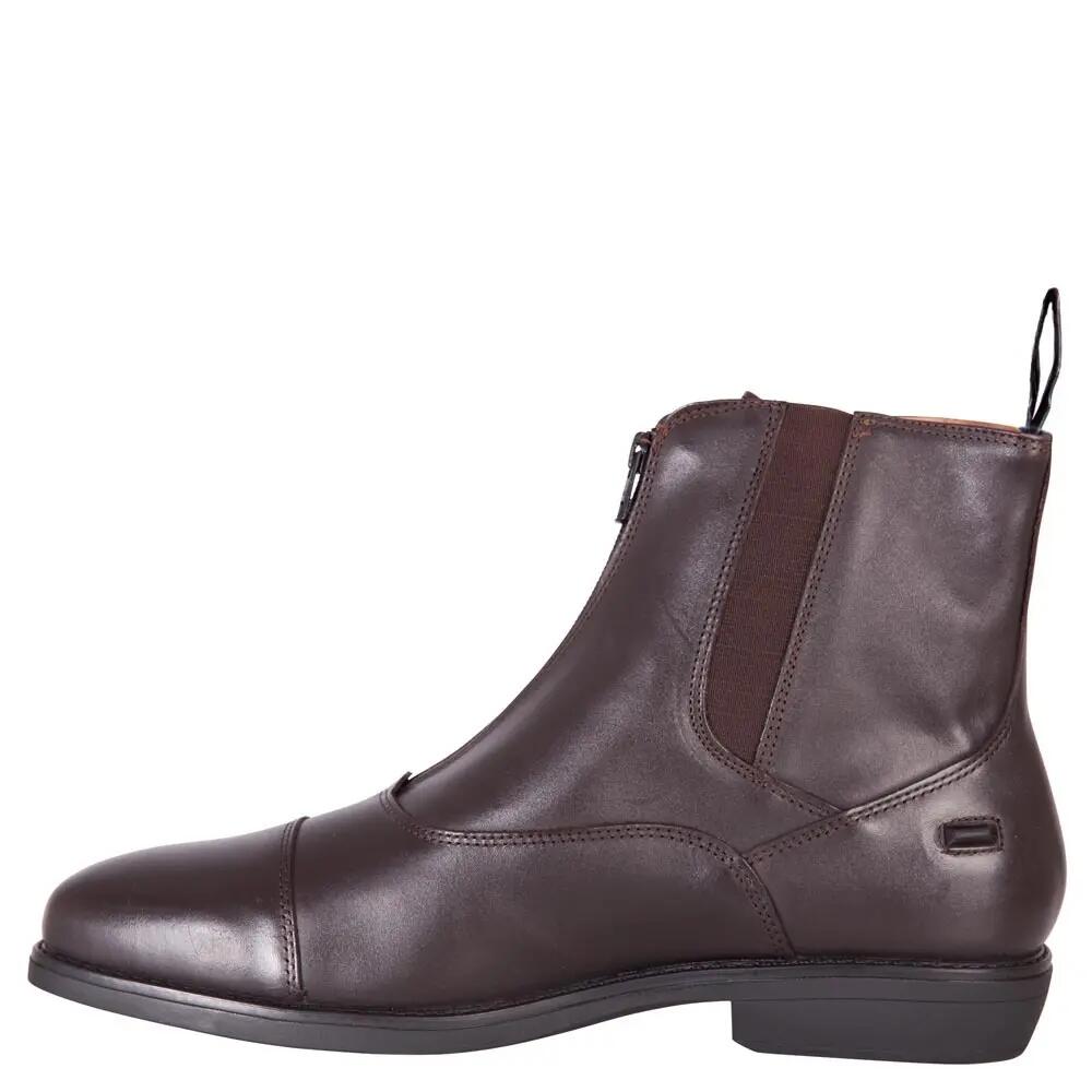 Skórzane buty jeździeckie z zamkiem błyskawicznym BR Equitation Jodhpur CL Noble