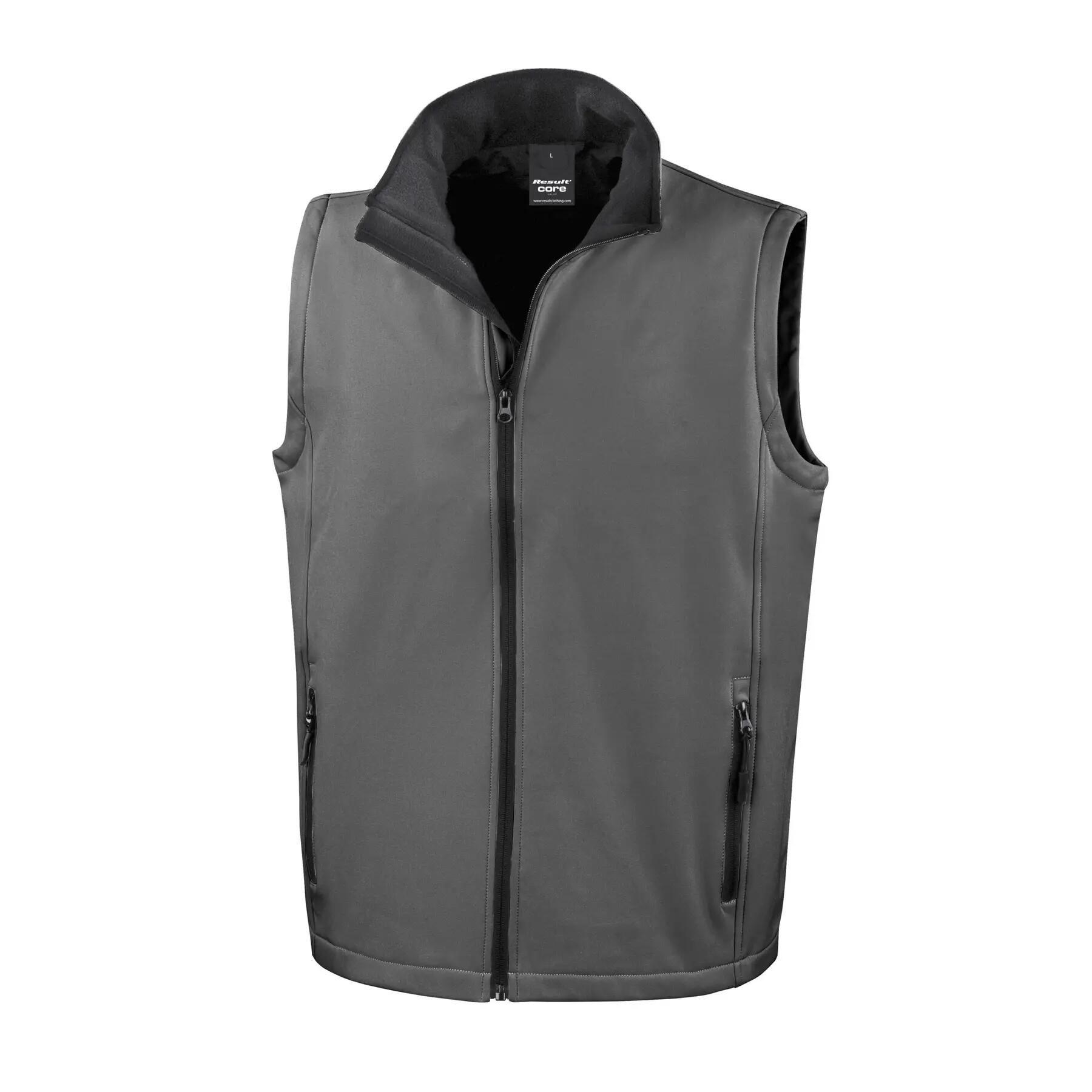 Kurtka bez rękawów z nadrukiem Result Softshell