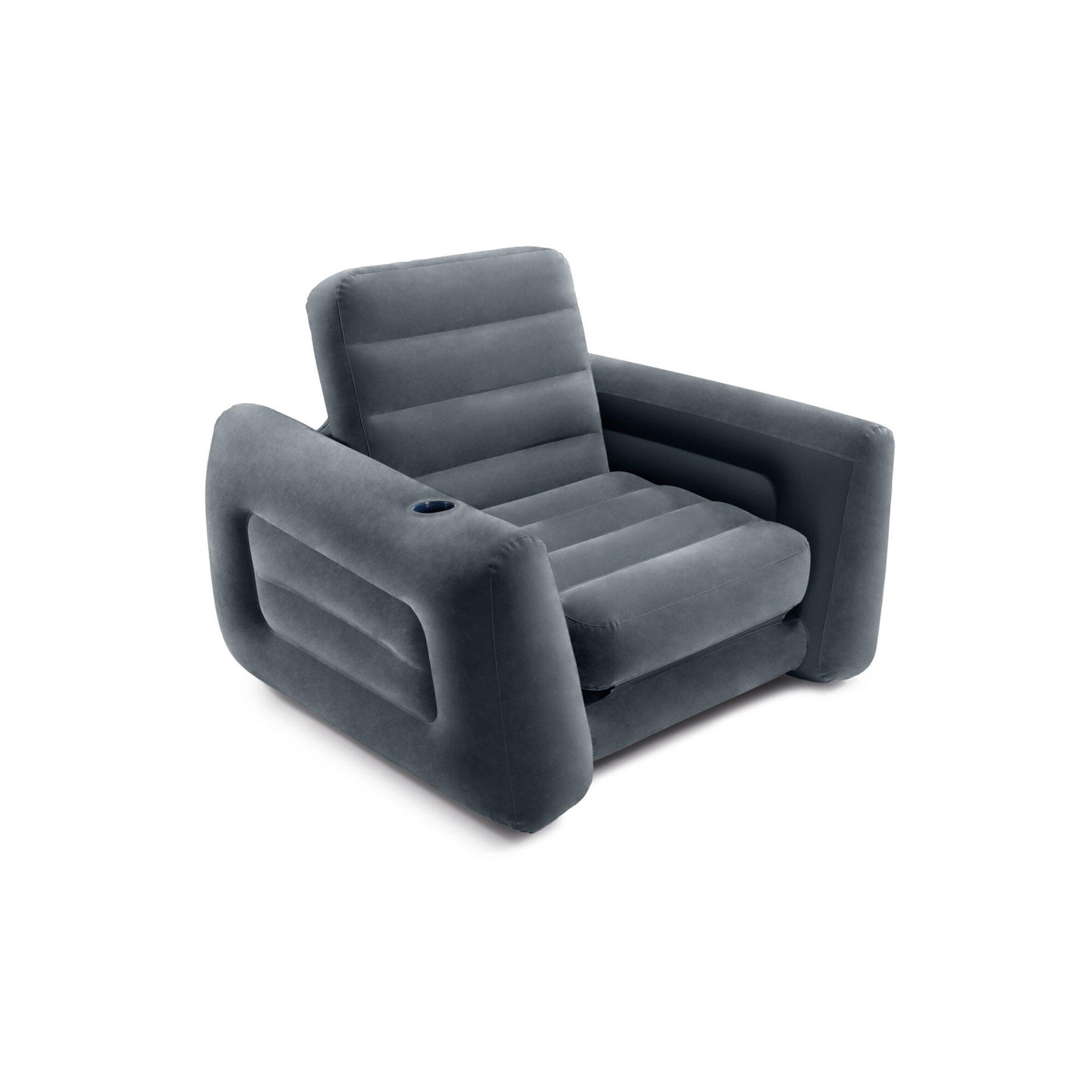 Fotel dmuchany rozkładany jednoosobowy materac Intex 66551