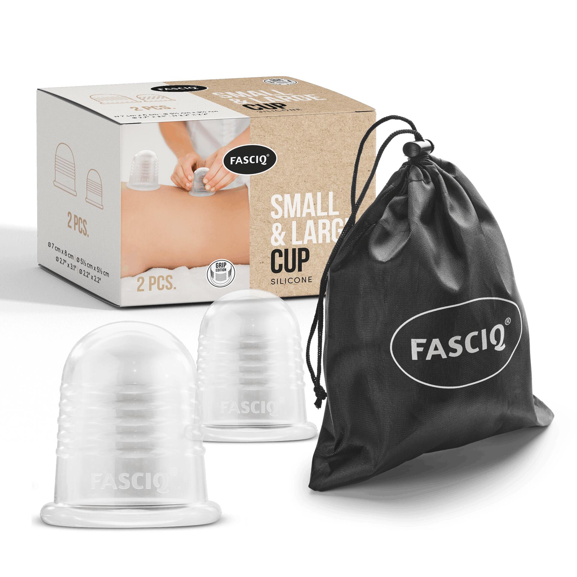 FASCIQ® - zestaw 2 baniek silikonowych (7 cm i 5,5 cm)