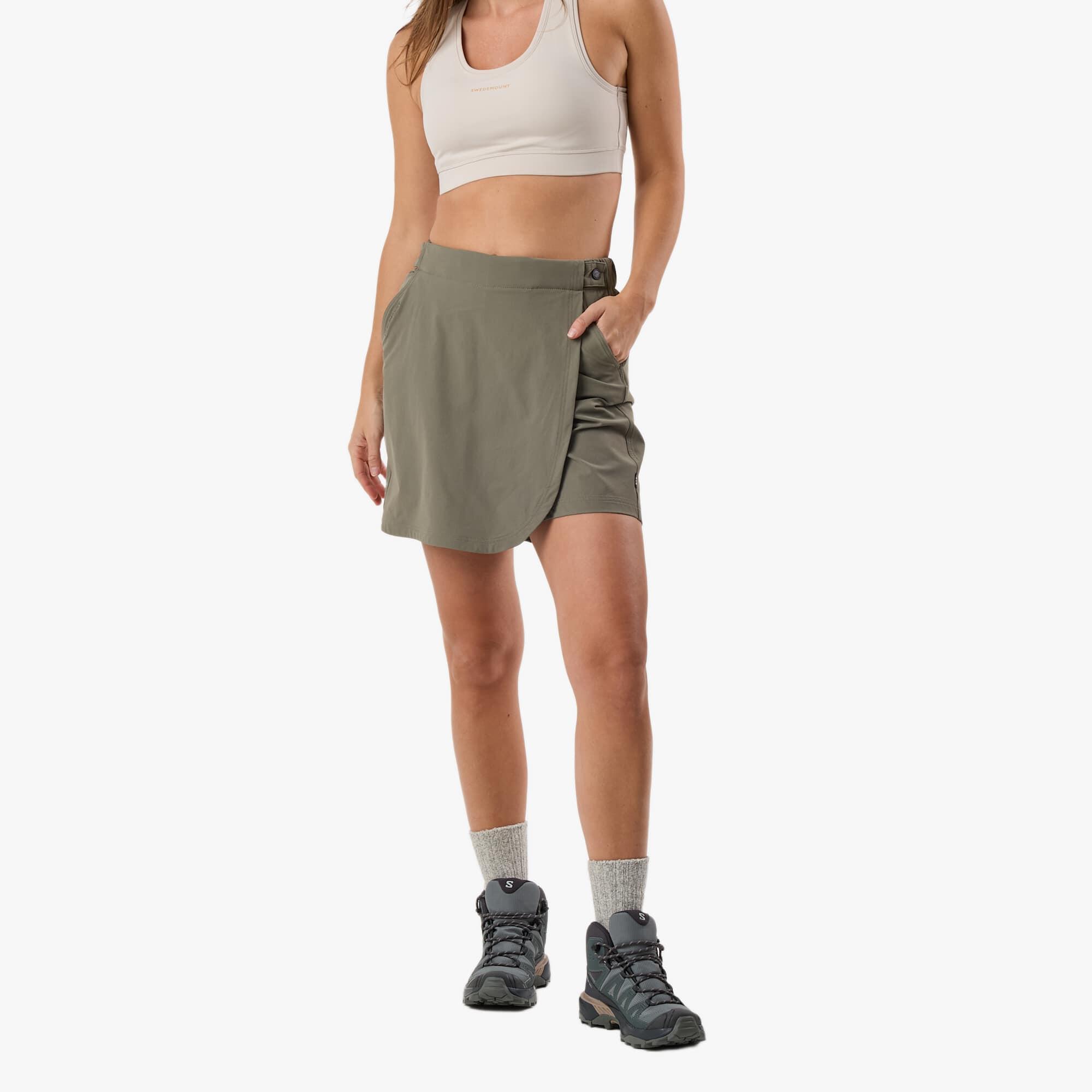 Spódnico-szorty outdoor Wędrówki Kobieta Trondheim Elastyczny w dwóch kierunkach