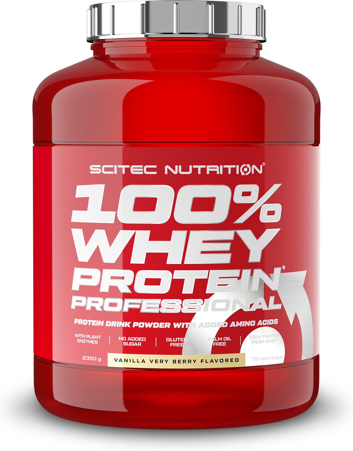 100% Whey Protein Professional - 2350 g Wanilia z owocami leśnymi Scitec Nut