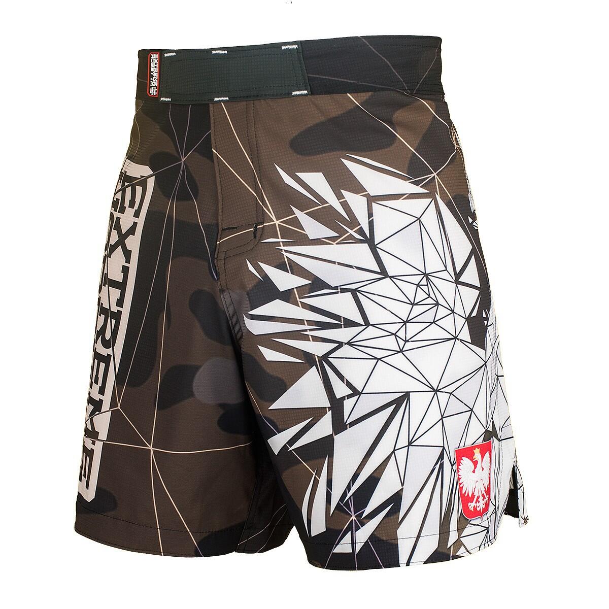 Spodenki Sportowe Męskie na trening i siłownię EXTREME HOBBY POLSKA CAMO