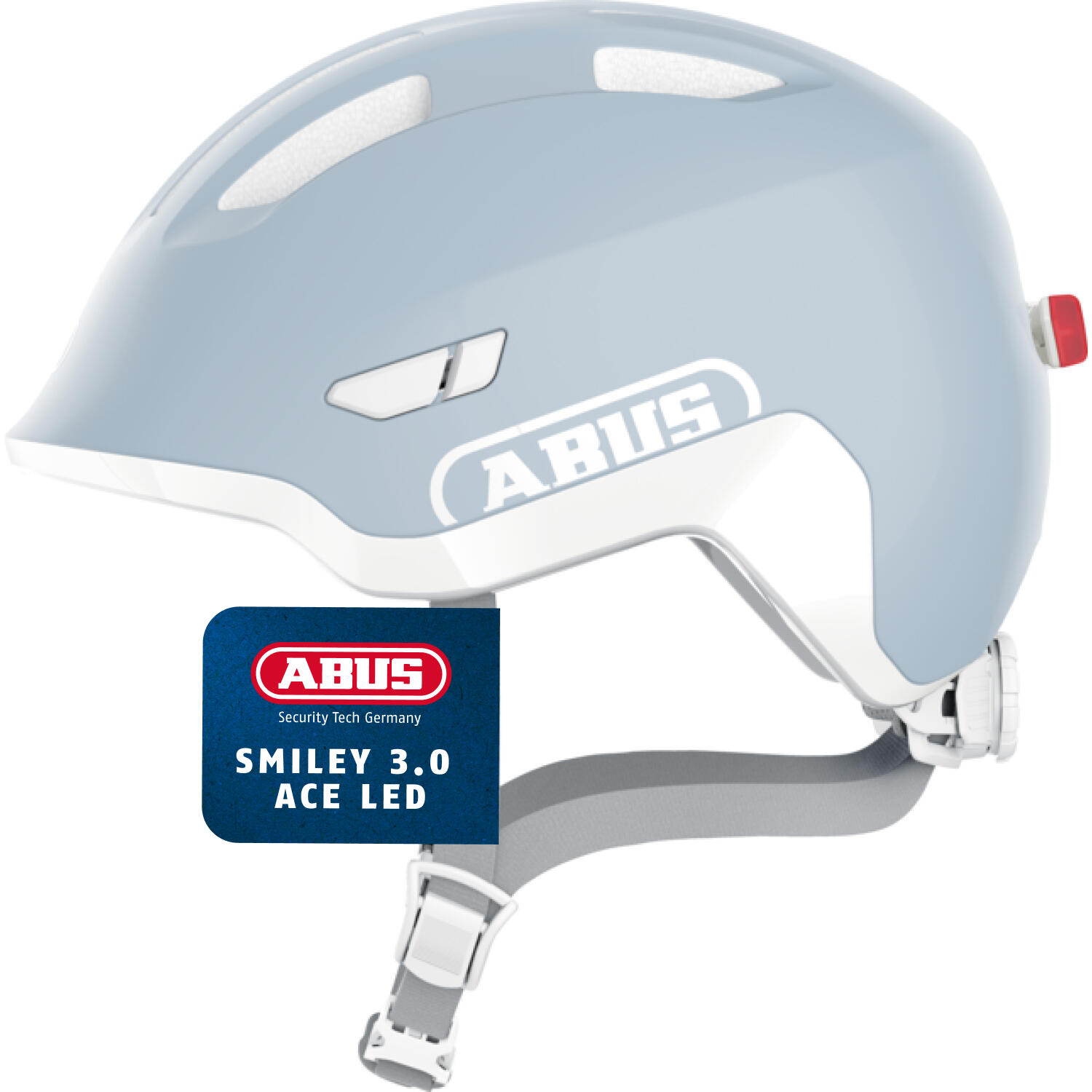 Kask rekreacyjny dla dzieci „Smiley 3.0 Ace LED”, niebieski