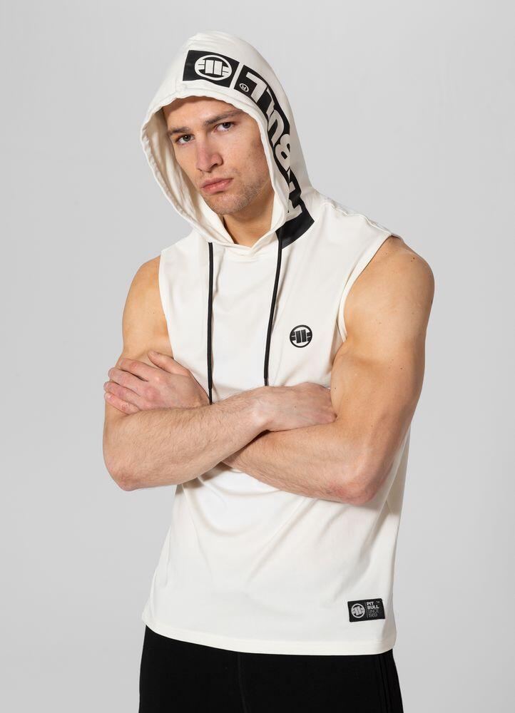 Tank męski Pitbull top z kapturem Spandex Hilltop