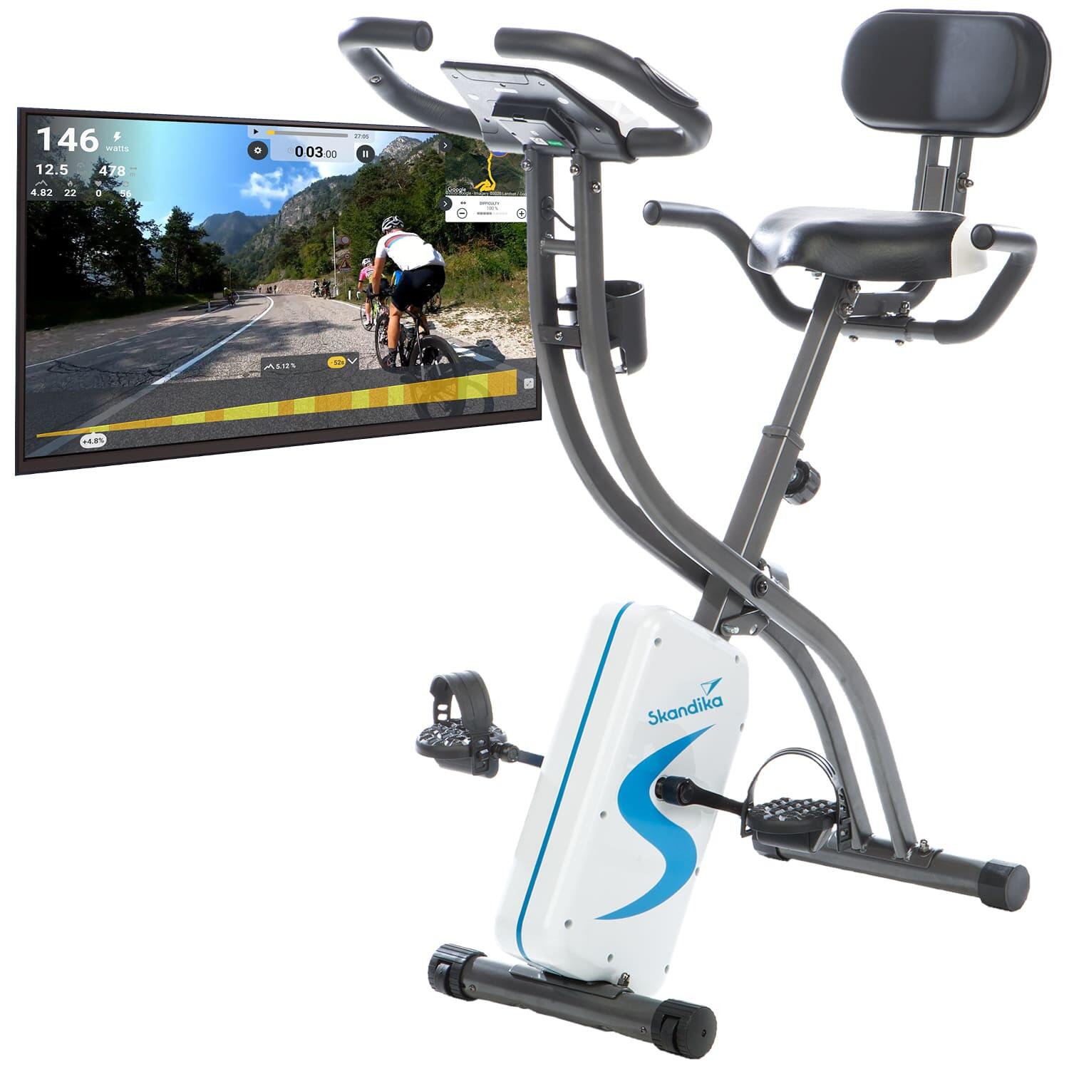 Rower treningowy, magnetyczny, składany Foldaway X-2000, 24 poziomy oporu