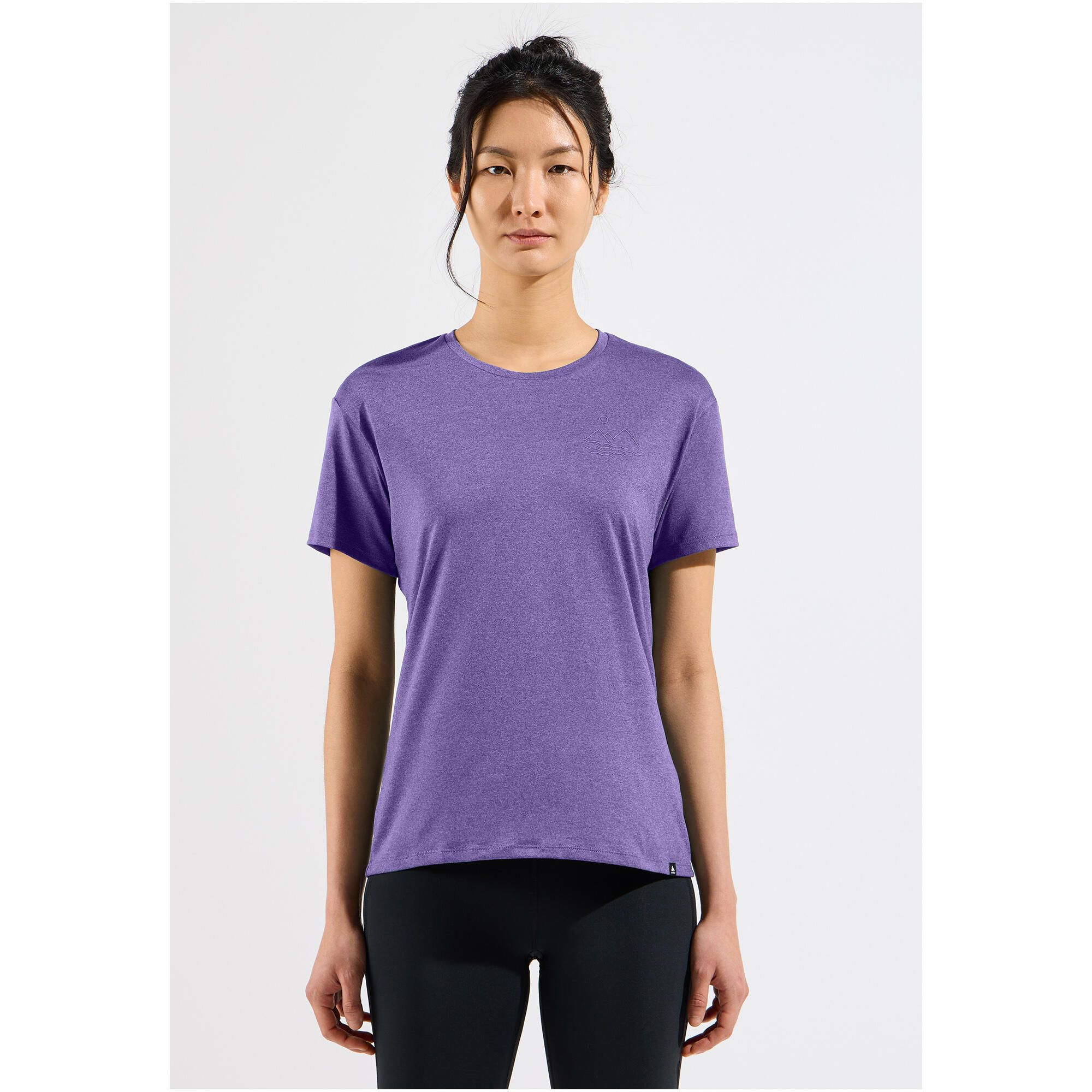 Koszulka damska Odlo ASCENT SUN. SEA. MOUNTAINS. T-shirt crew neck s/s