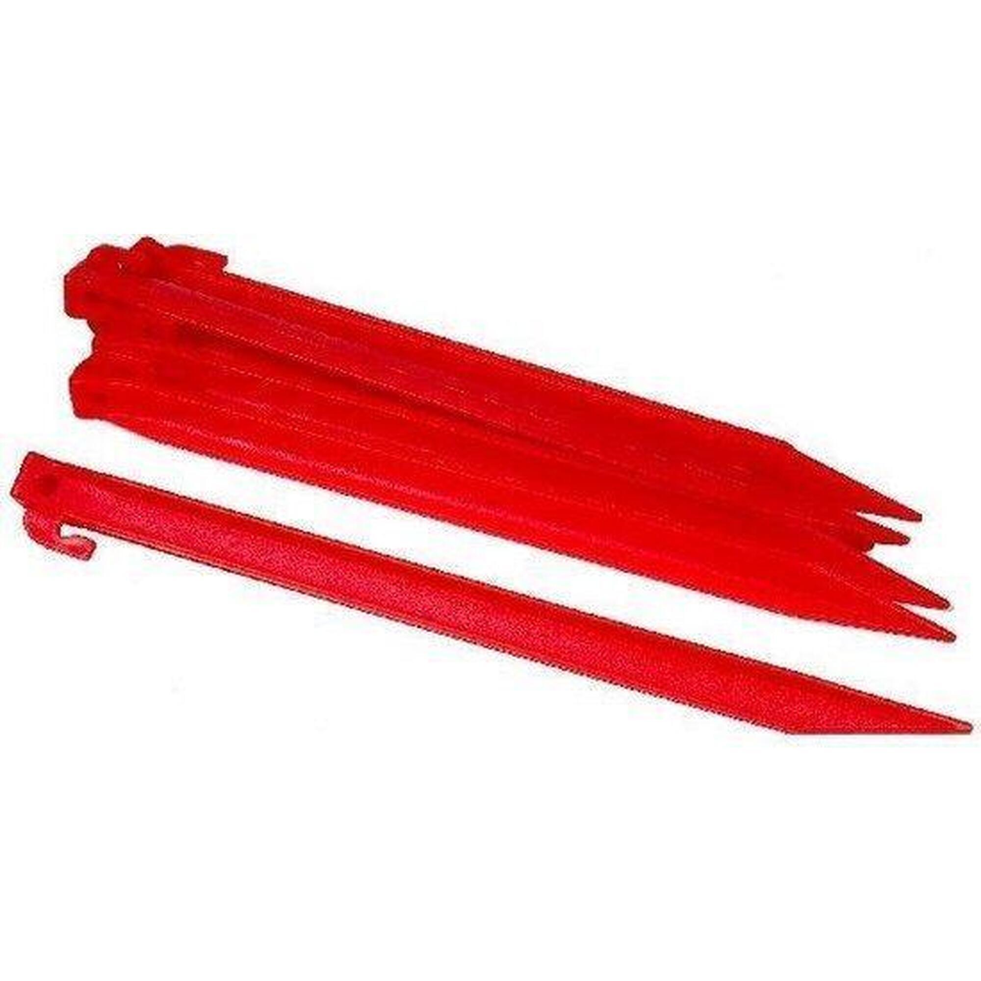Outdoor śledzie do namiotu plastikowe 30 cm  6 sztuk