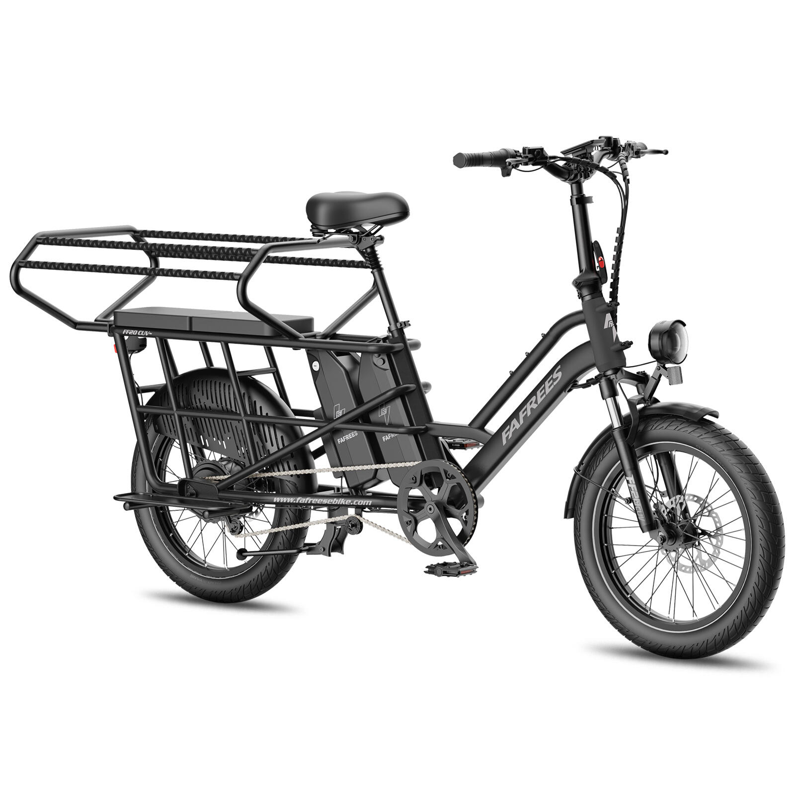 FAFREES FF20 CUV Elektryczny Rower Transportowy, Podwójny Akumulator 15 Ah