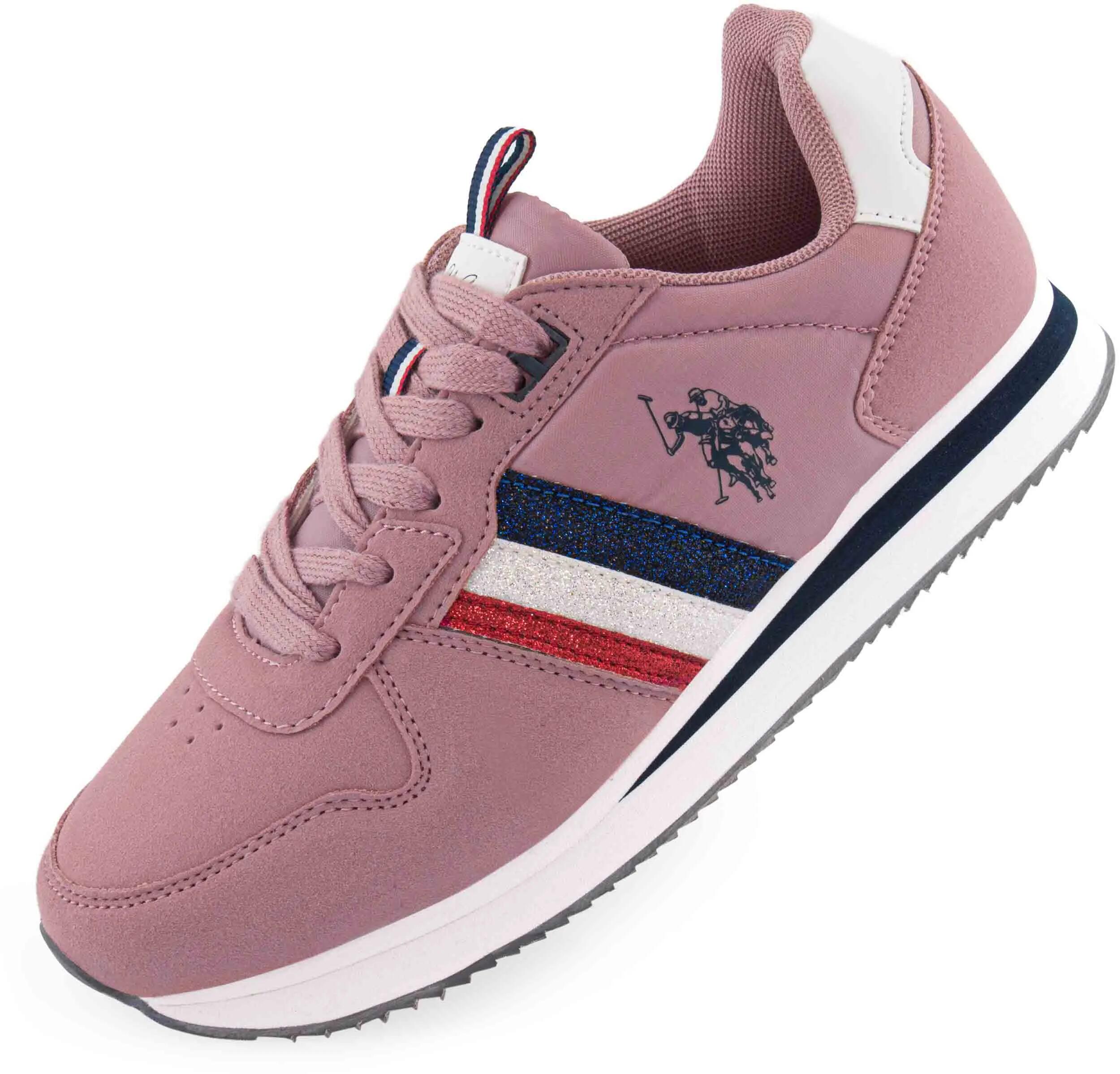 Obuwie damskie USA Polo Assn. trampki różowe