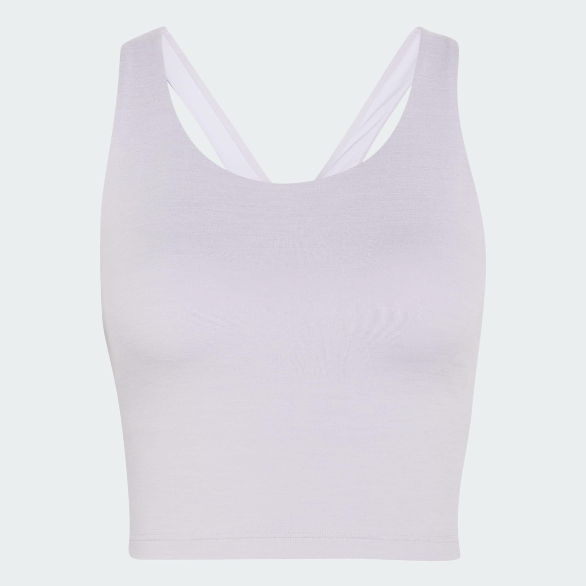 Top z wbudowanym biustonoszem adidas All Me Medium Support