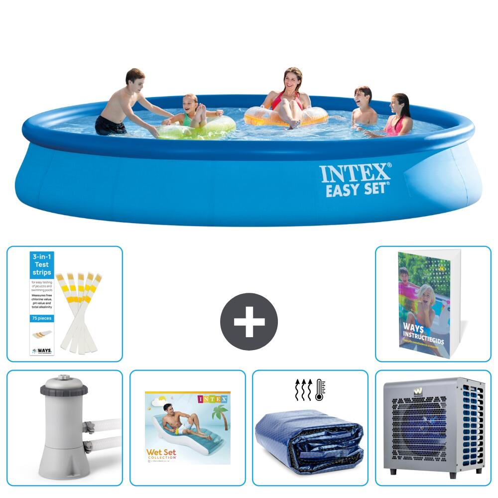 INTEX Basen Easy Set Okrągły - 457x84 cm - 7-częściowy S286