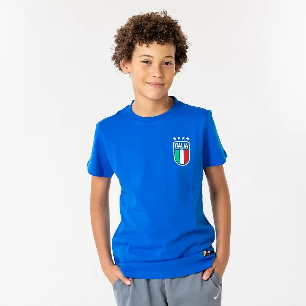 Koszulka dziecięca z logo FIGC Włochy