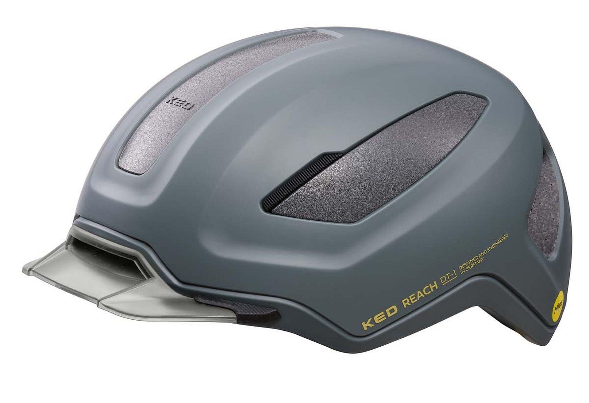 Kask rowerowy REACH DT1, szary