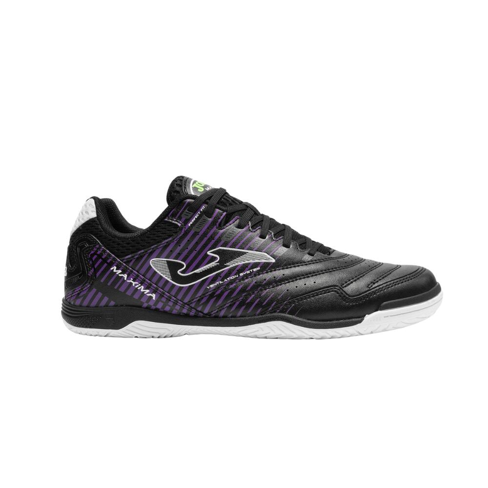 Buty piłkarskie JOMA Maxima Indoor, czarne, sznurowane