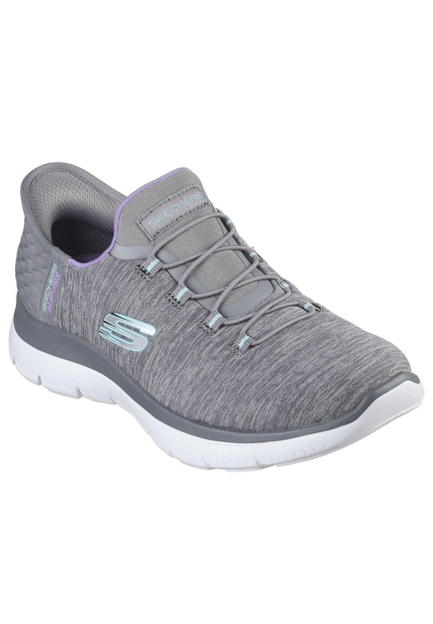 Buty SKECHERS SLIP-INS: SUMMITS- DAZZLING HAZE Szary
