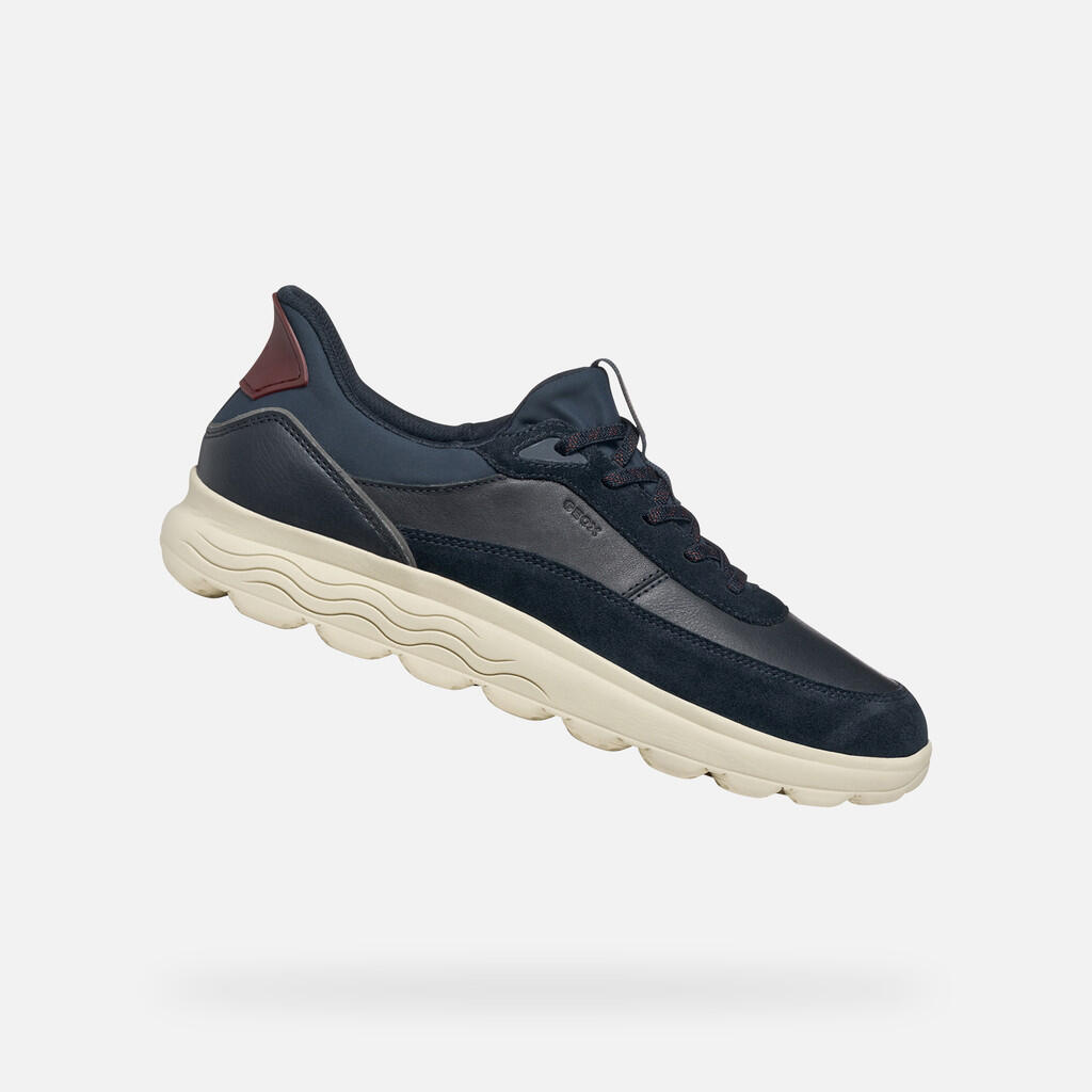 Baskets Homme Baskets Geox U SPHERICA PLUS Bleu Geox