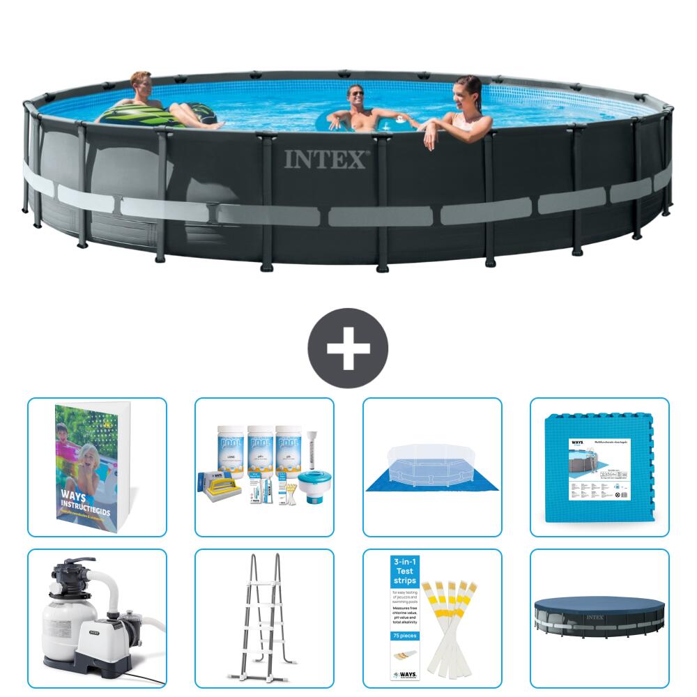 INTEX Basen Ultra XTR Okrągły - 610x122 cm - 9-częściowy S536