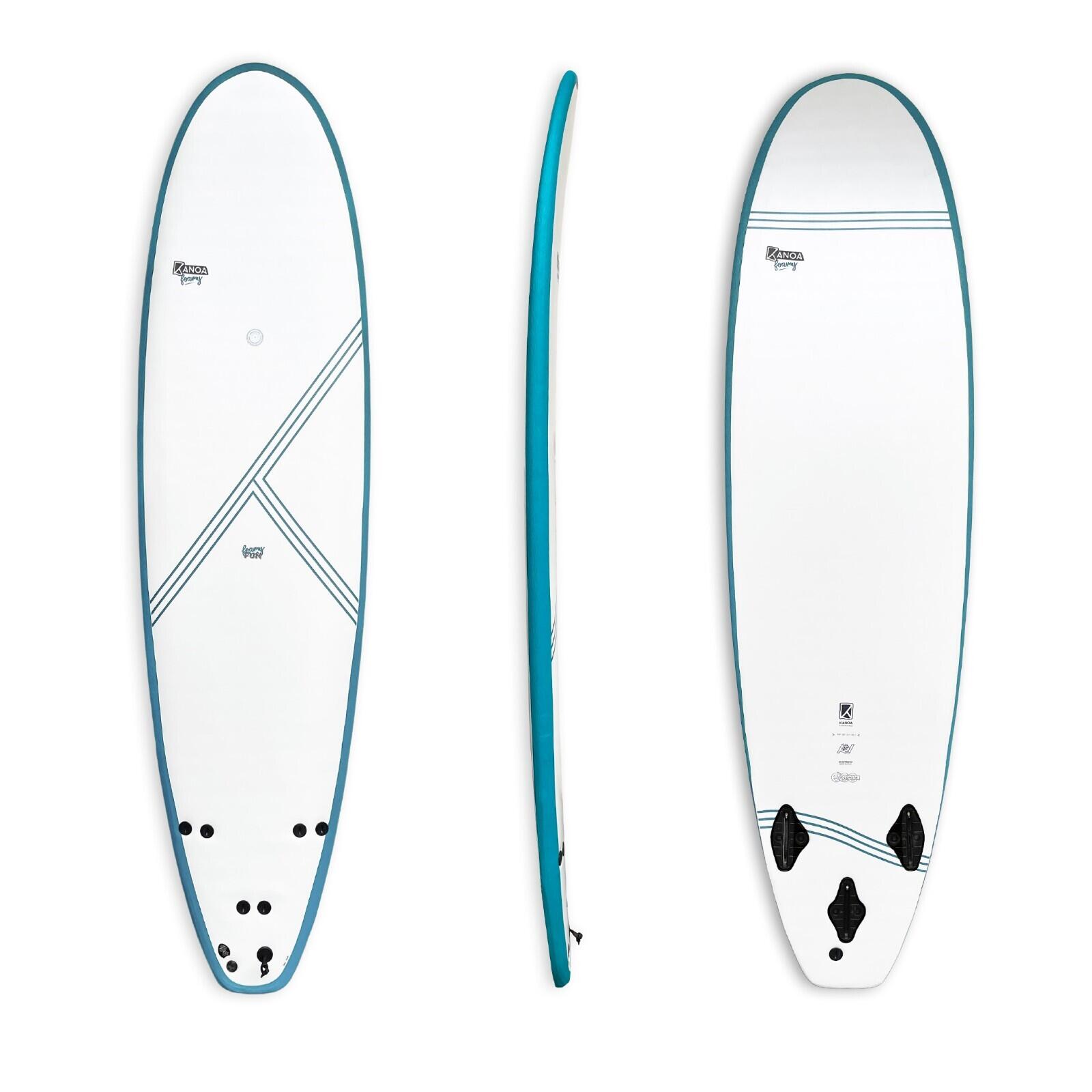 Foamy FUN X - FUTURES - 8' Mini Malibu Softboard