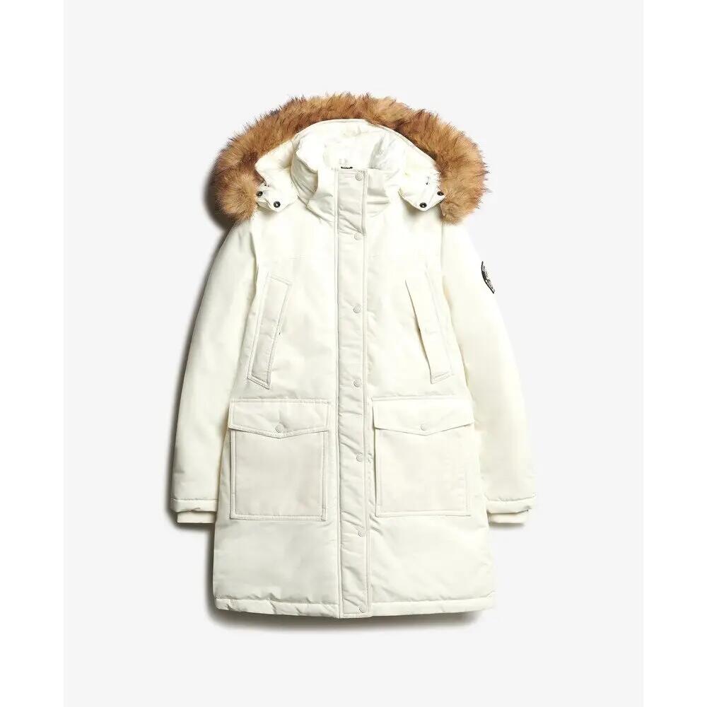 Parka z sztucznego futra damska Superdry Everest