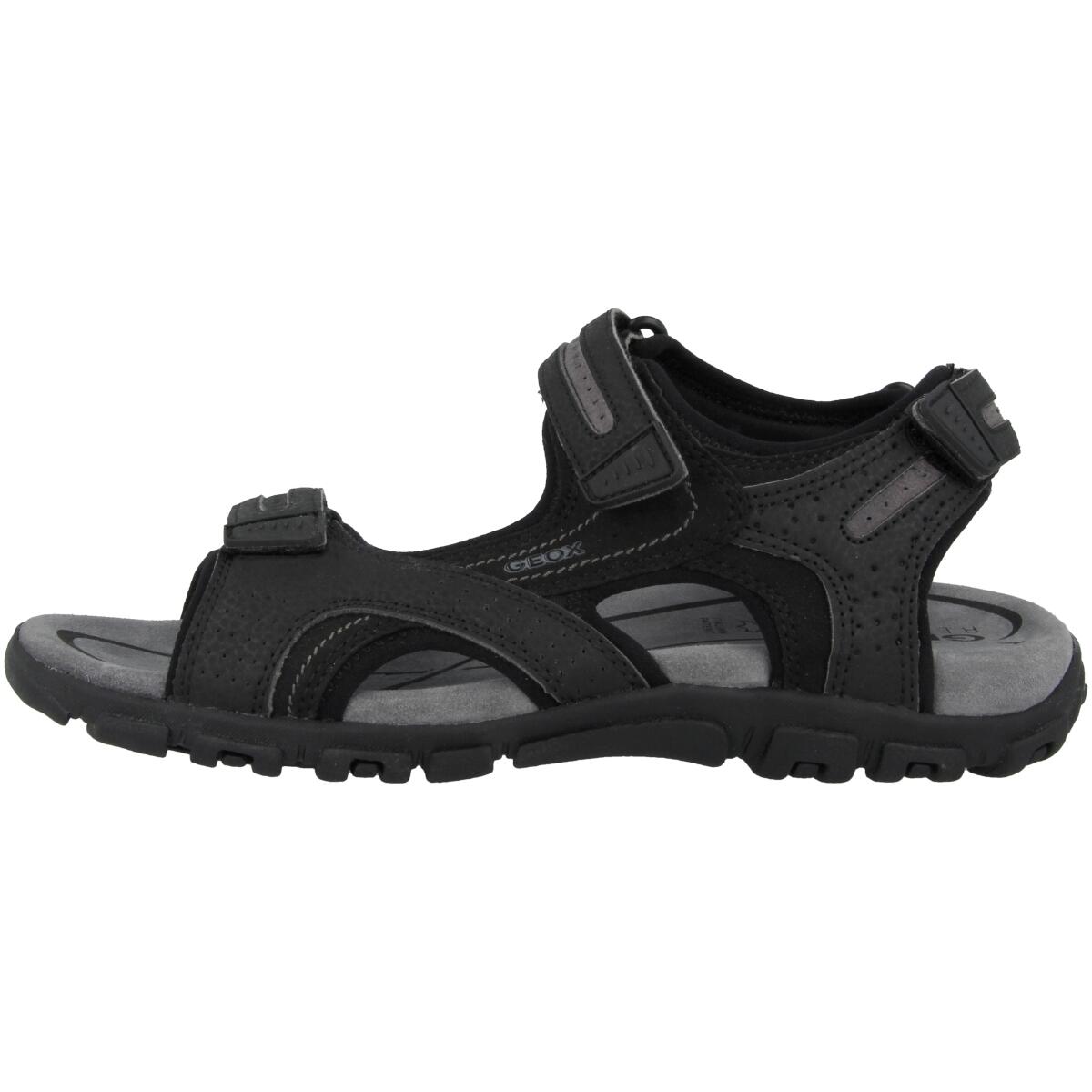 Sandały GEOX U SANDAL STRADA D Czarny