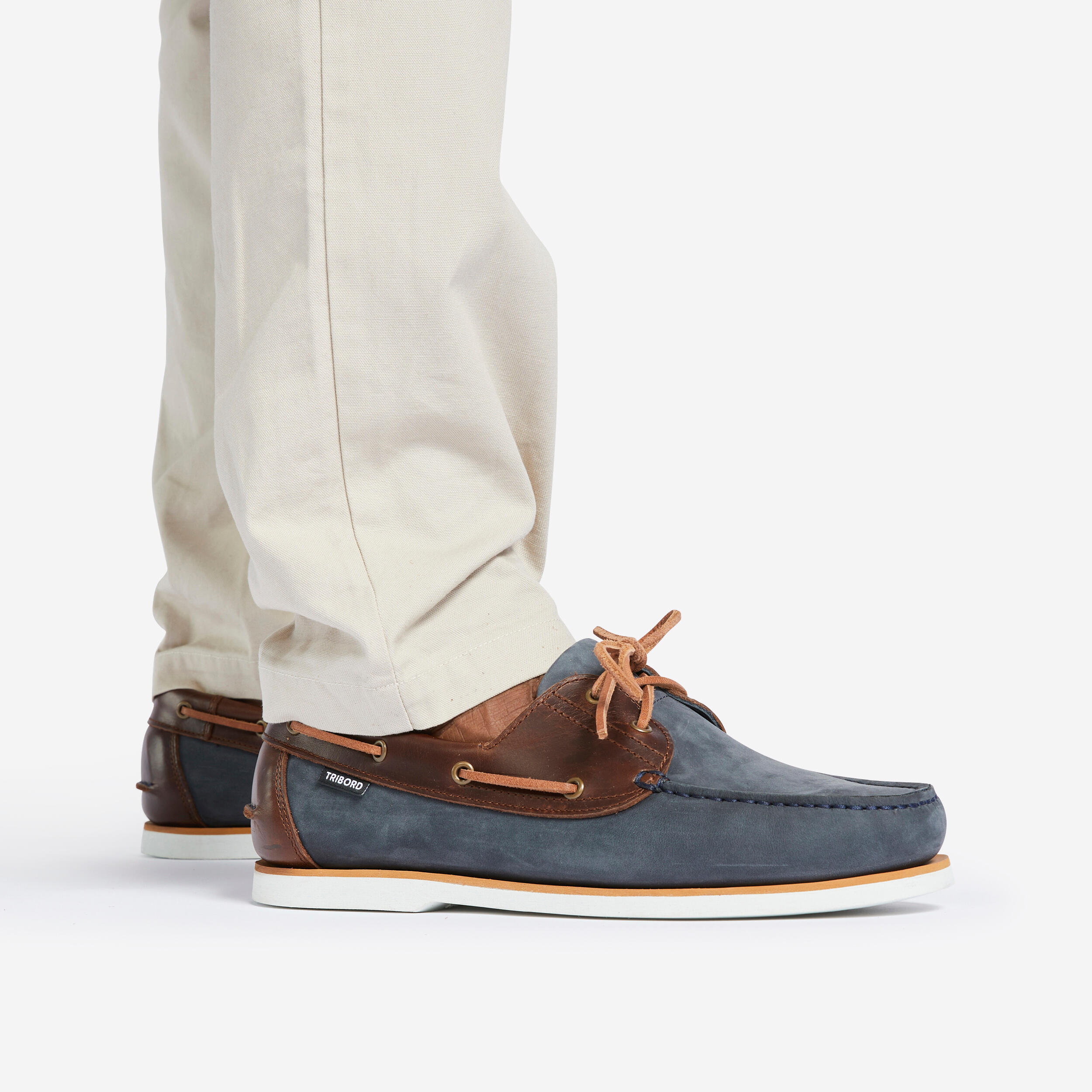 Buty żeglarskie Tribord Sailing 500 skórzane
